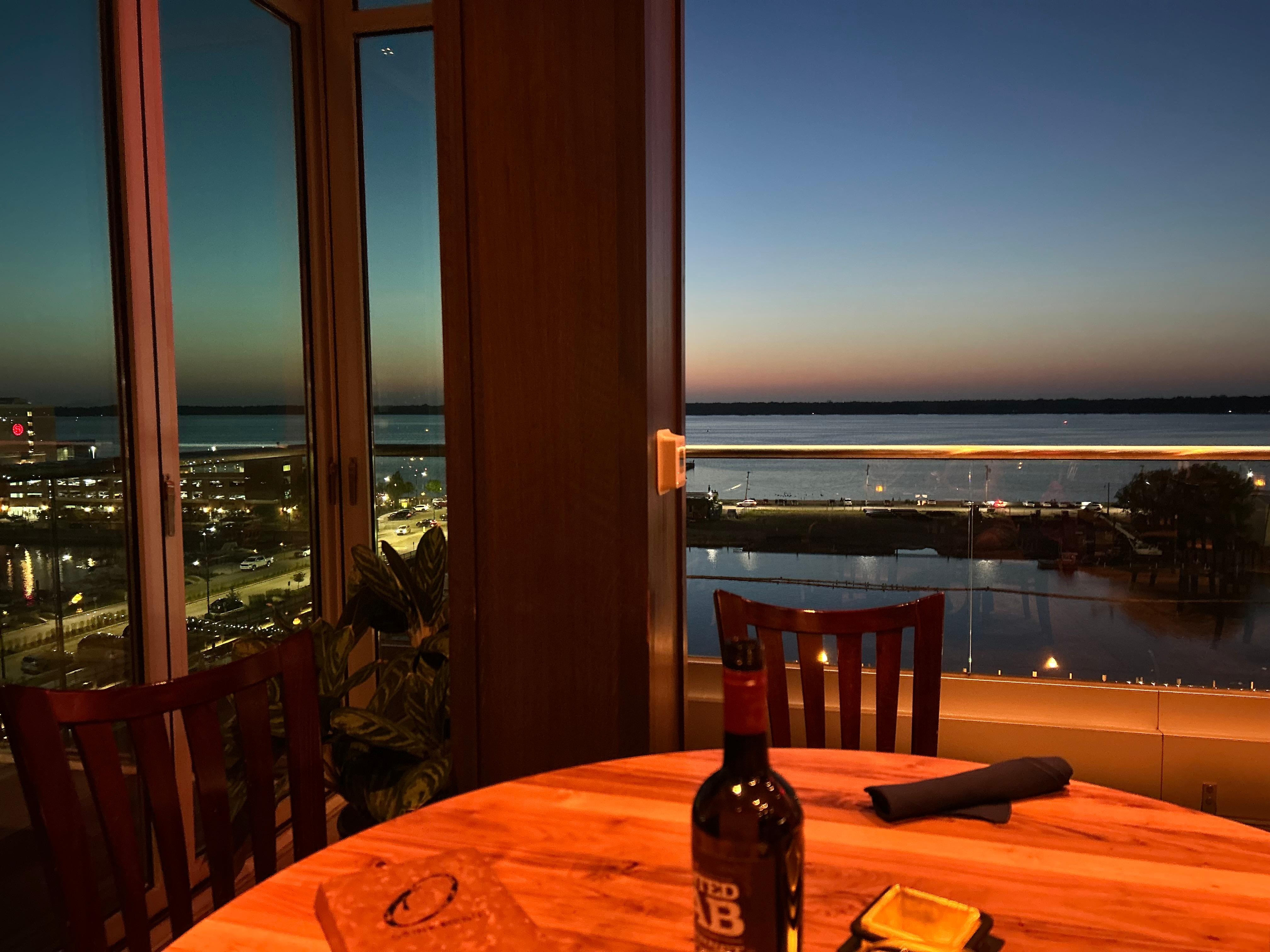 View from Oliver’s restaurant 