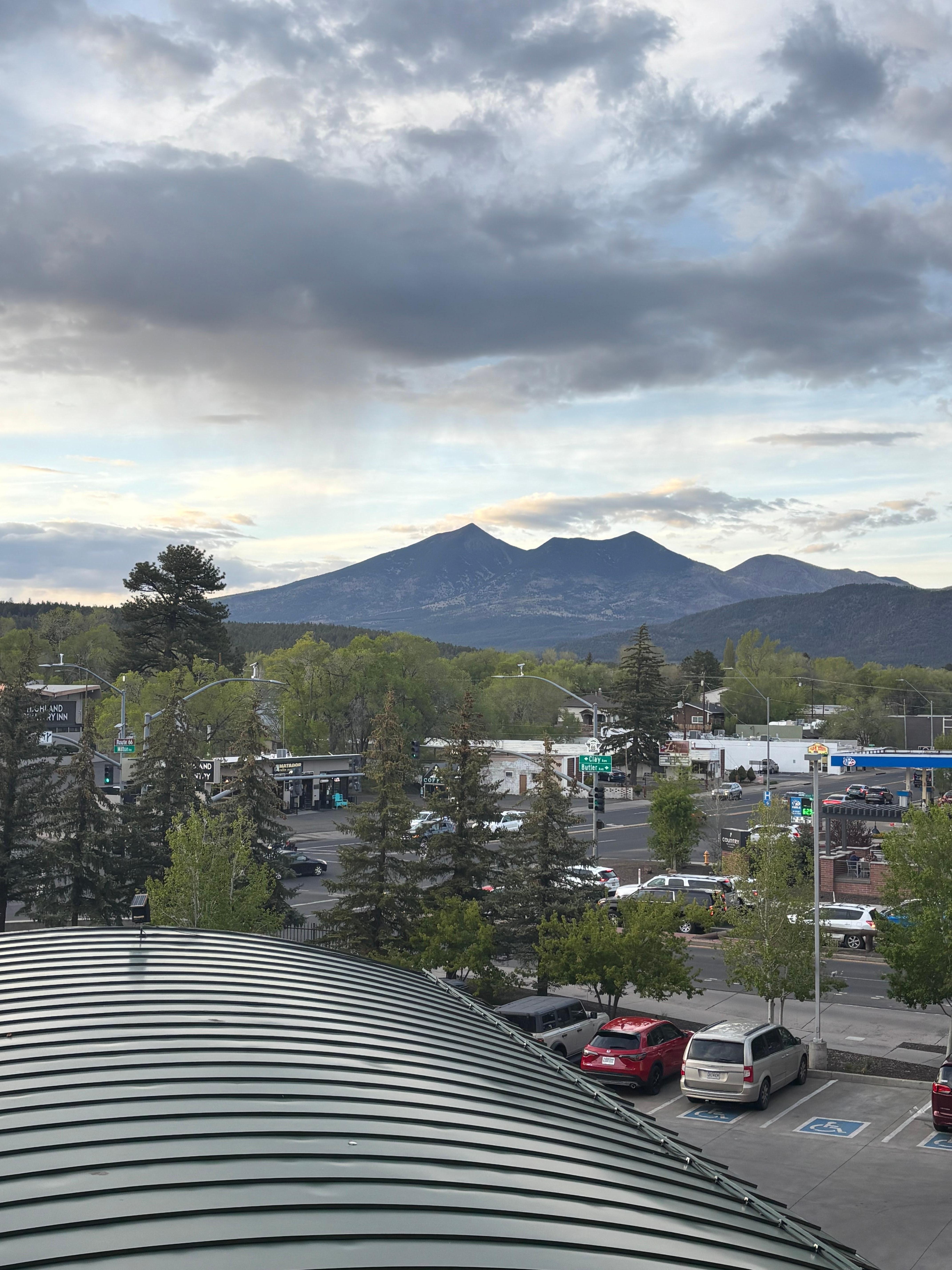 Our beautiful view from the terrace