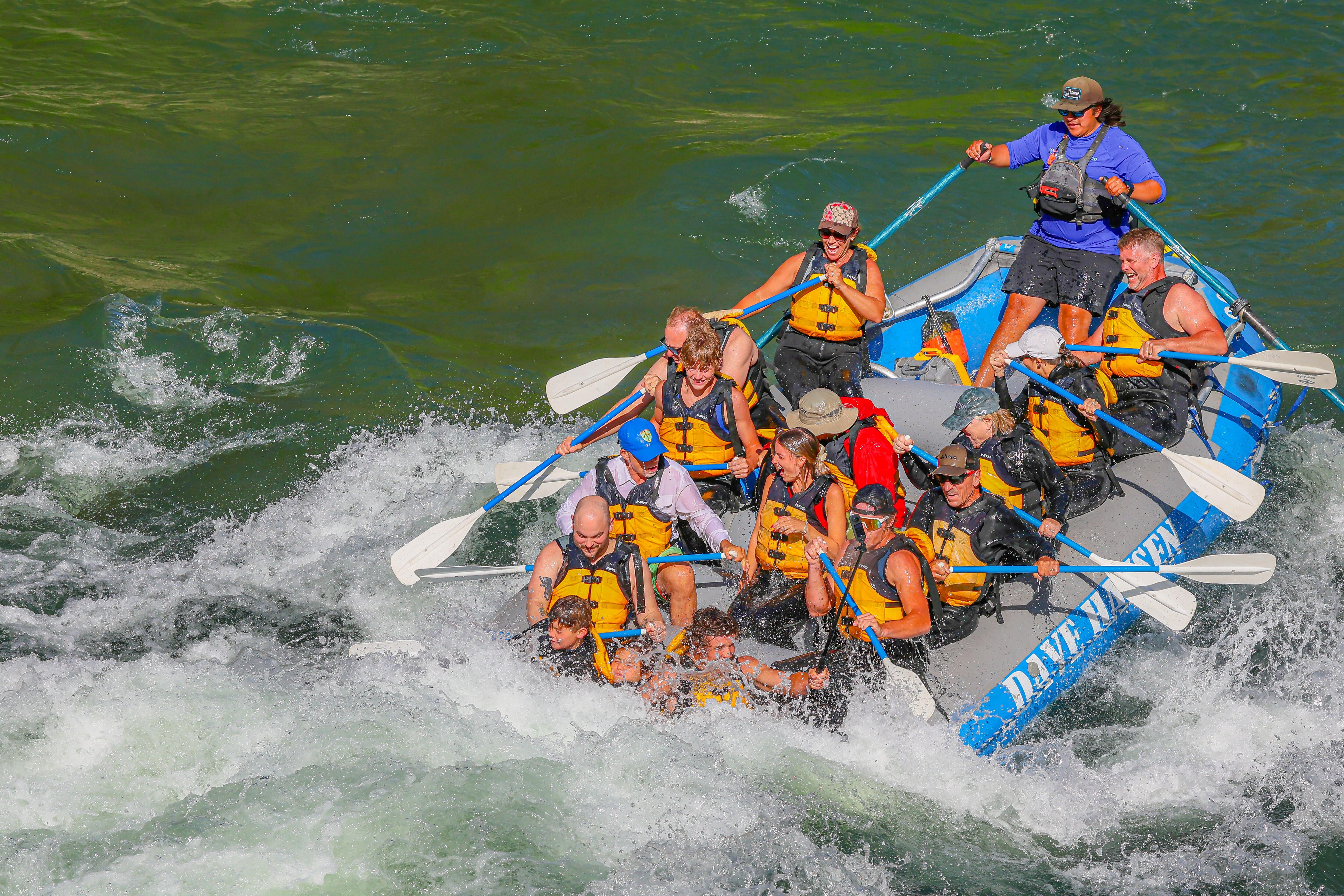 Great time water rafting