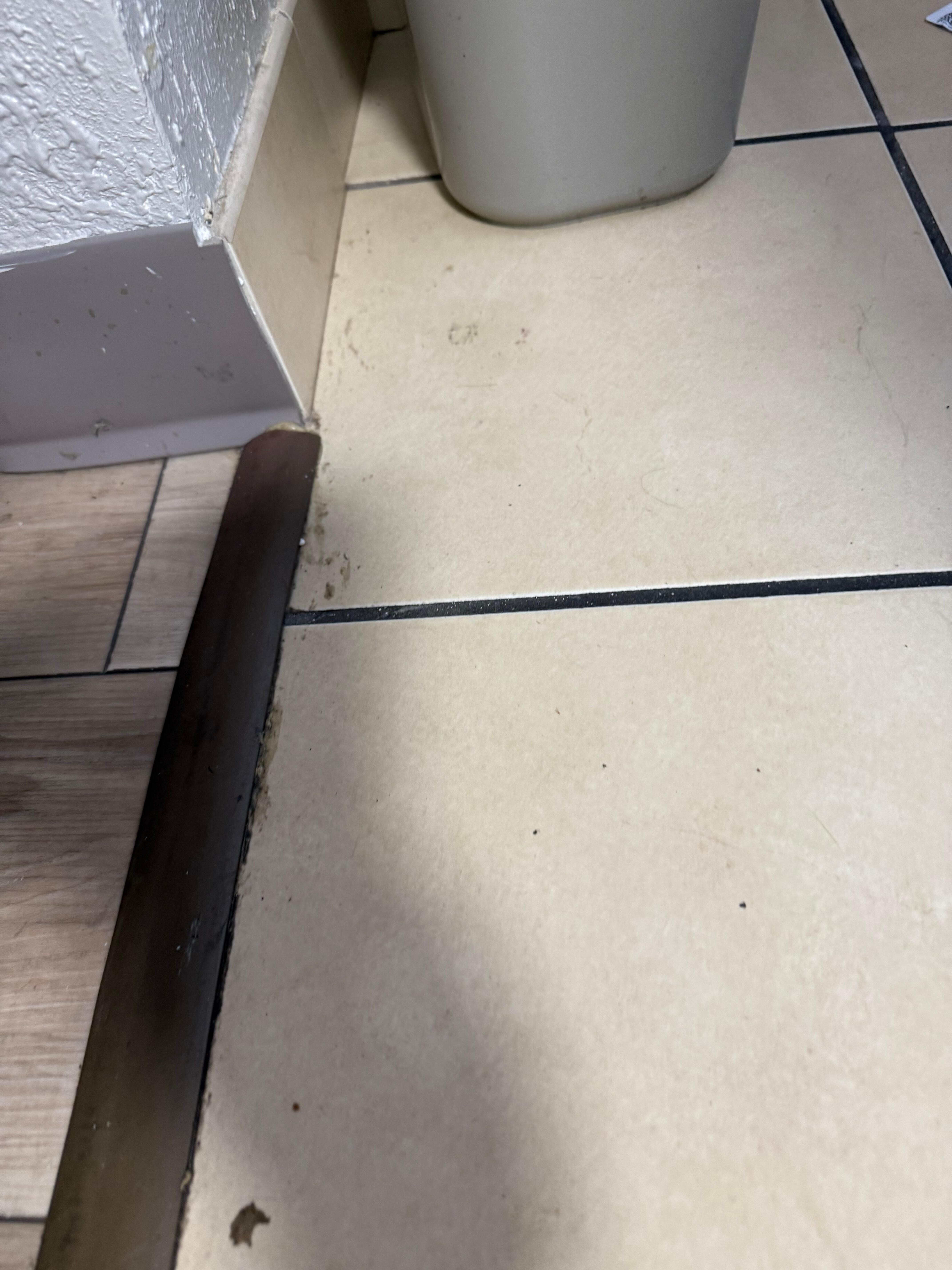 Dirty floor