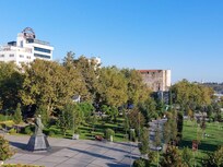 Parc devant l'hôtel côté Bosphore (Golden Bay)