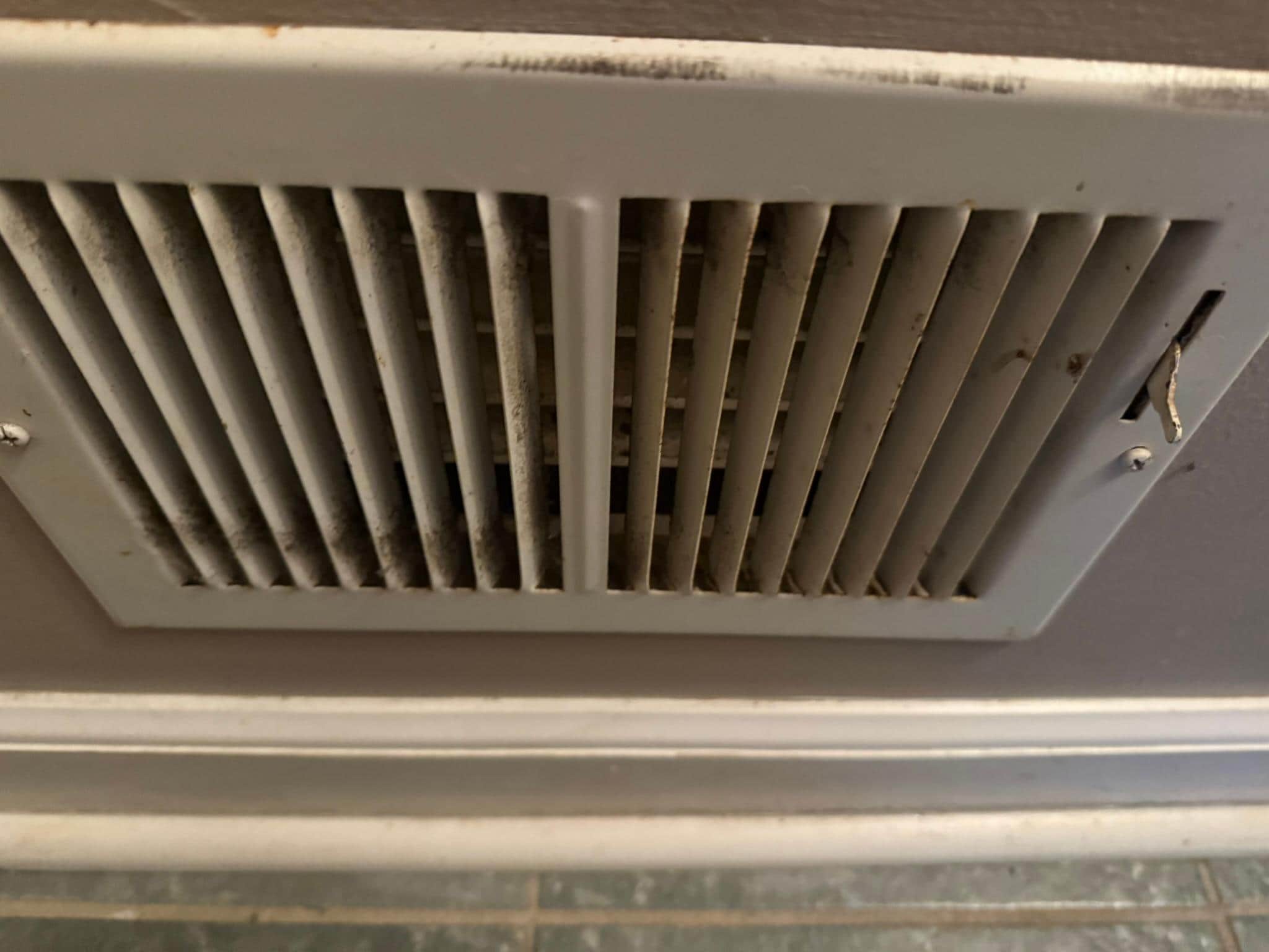 HVAC Grilles need to be cleaned