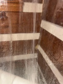 Second shower liner with soapy residue it was a lot worse in real