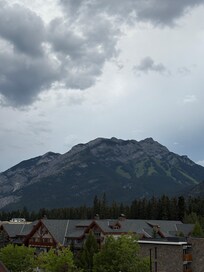 view from the balcony