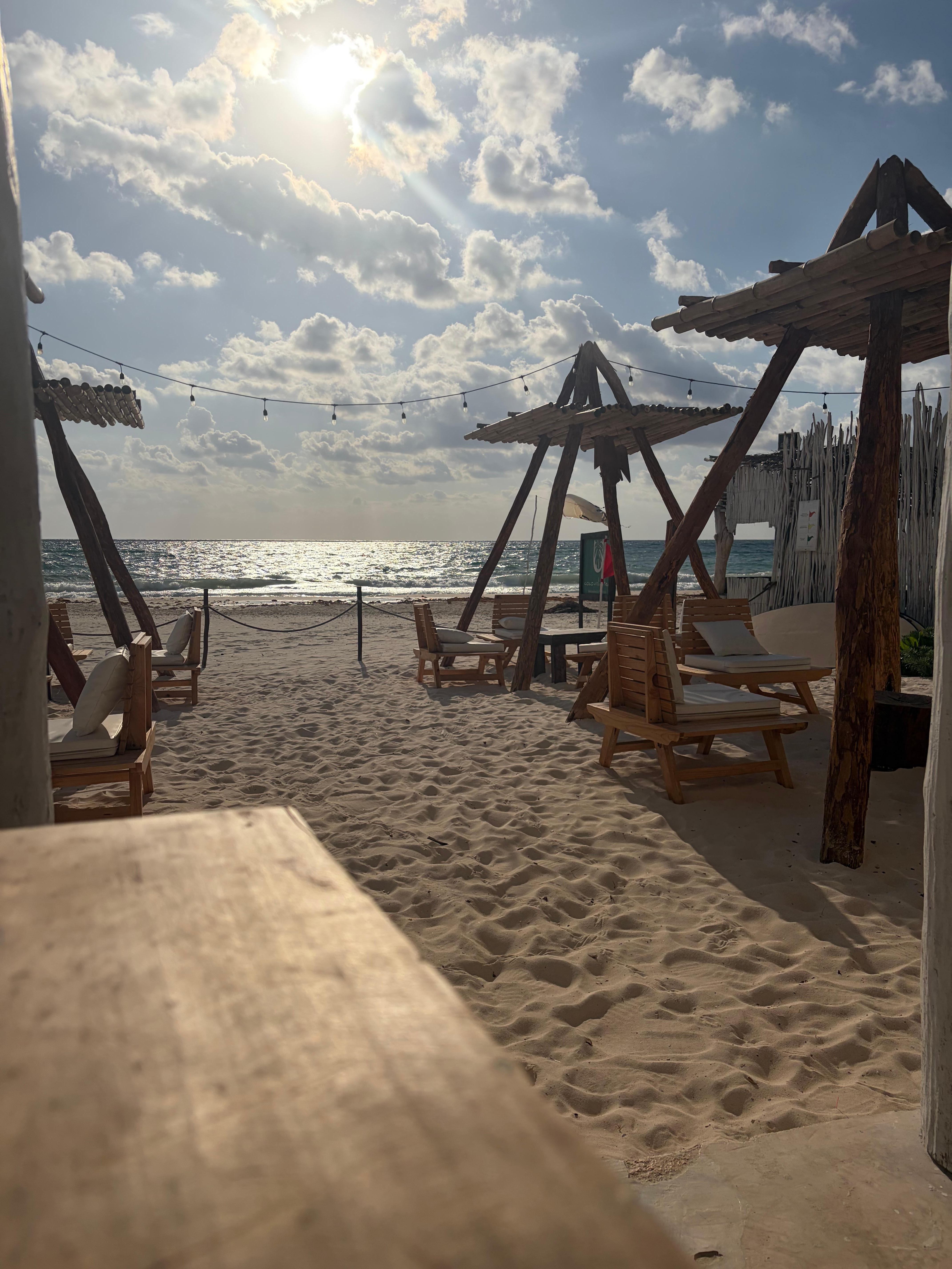 Beach access was great.  No fighting for lounge chairs early in the morning. 