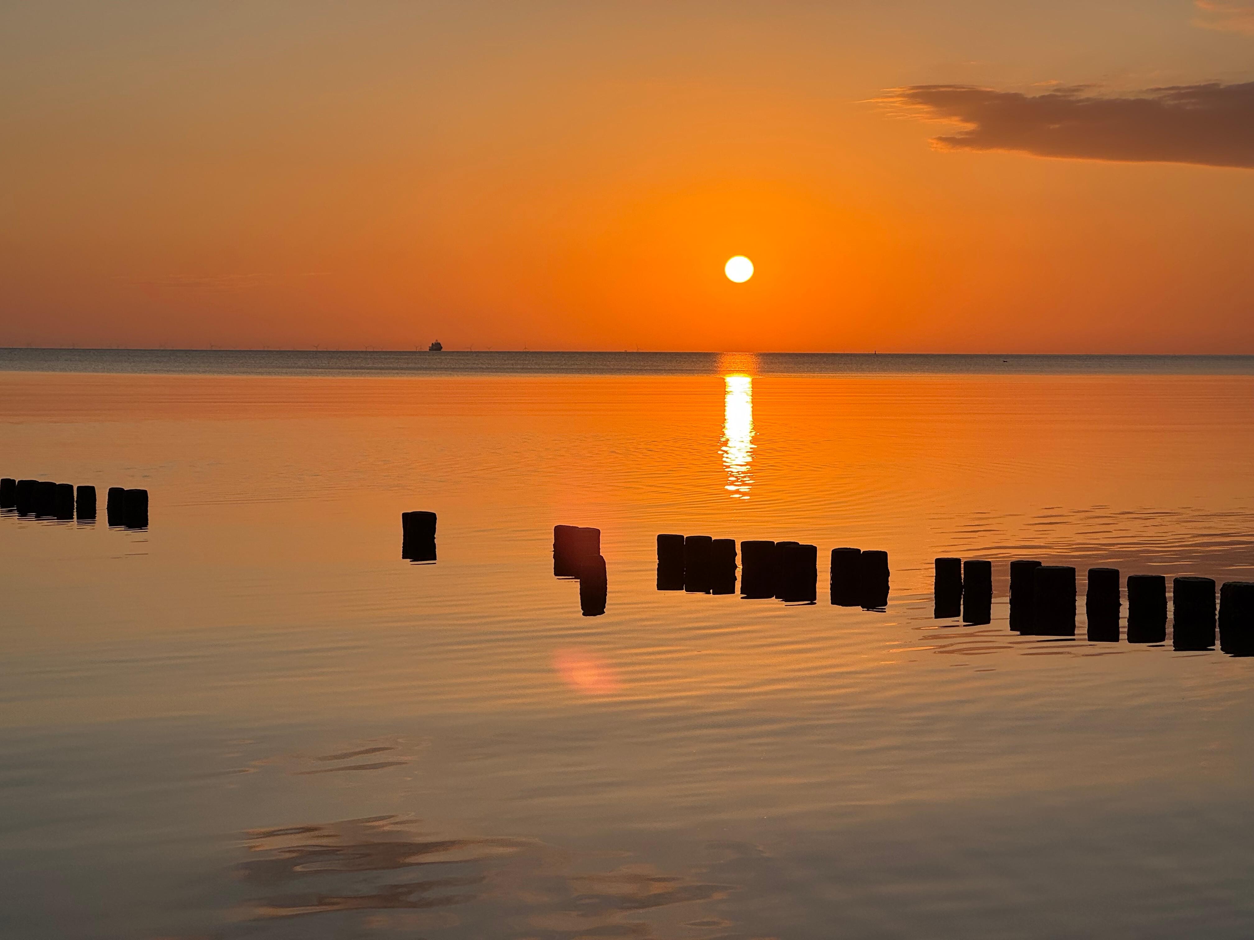 Morgens Hundestrand Glowe