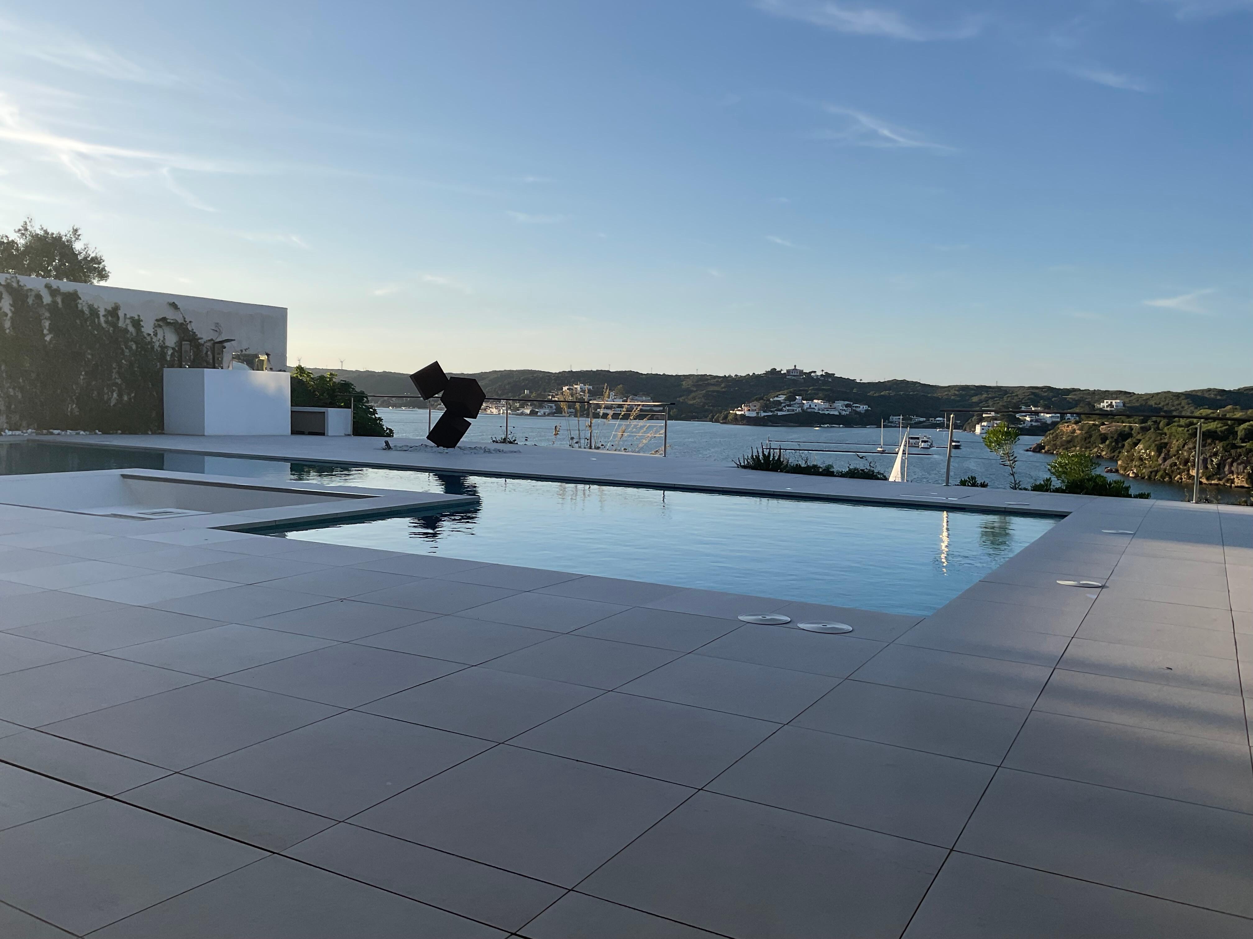 piscine vue de la chambre parentale