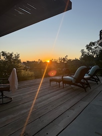 Daybreak from the beautiful deck