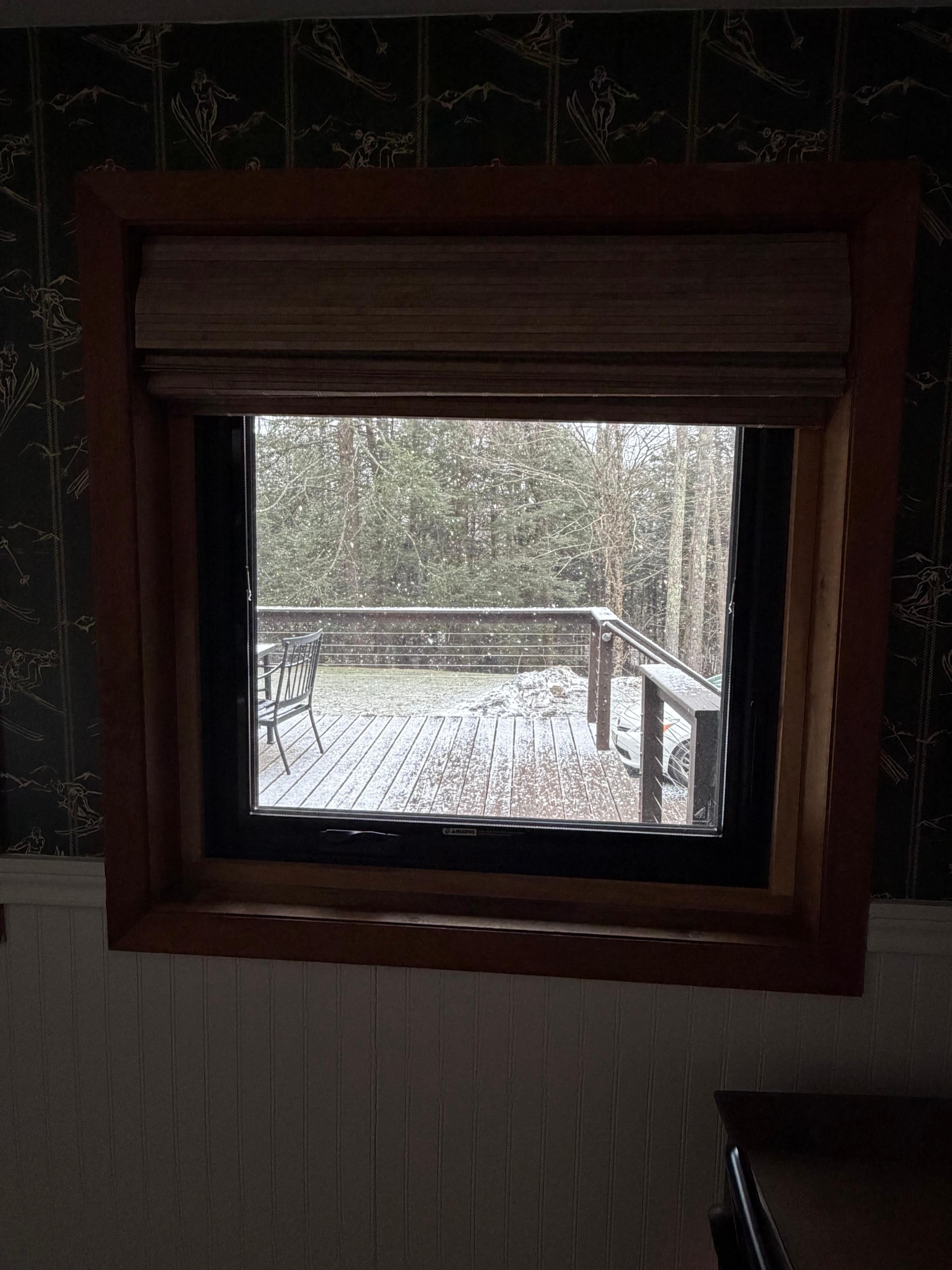 Patio view from master bedroom