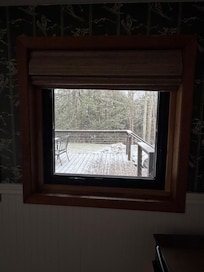 Patio view from master bedroom