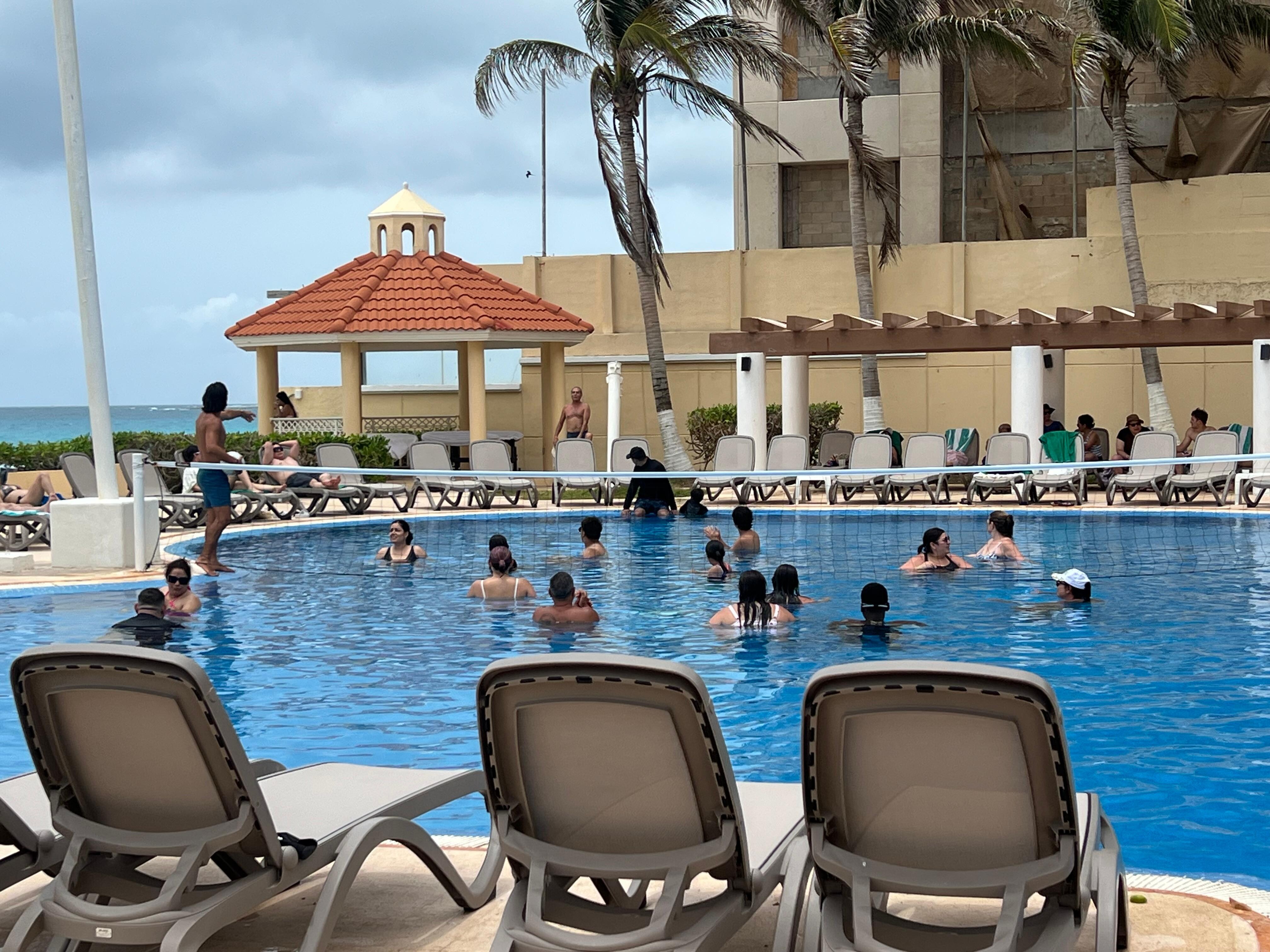 My teenage kids had fun with volleyball tournament 