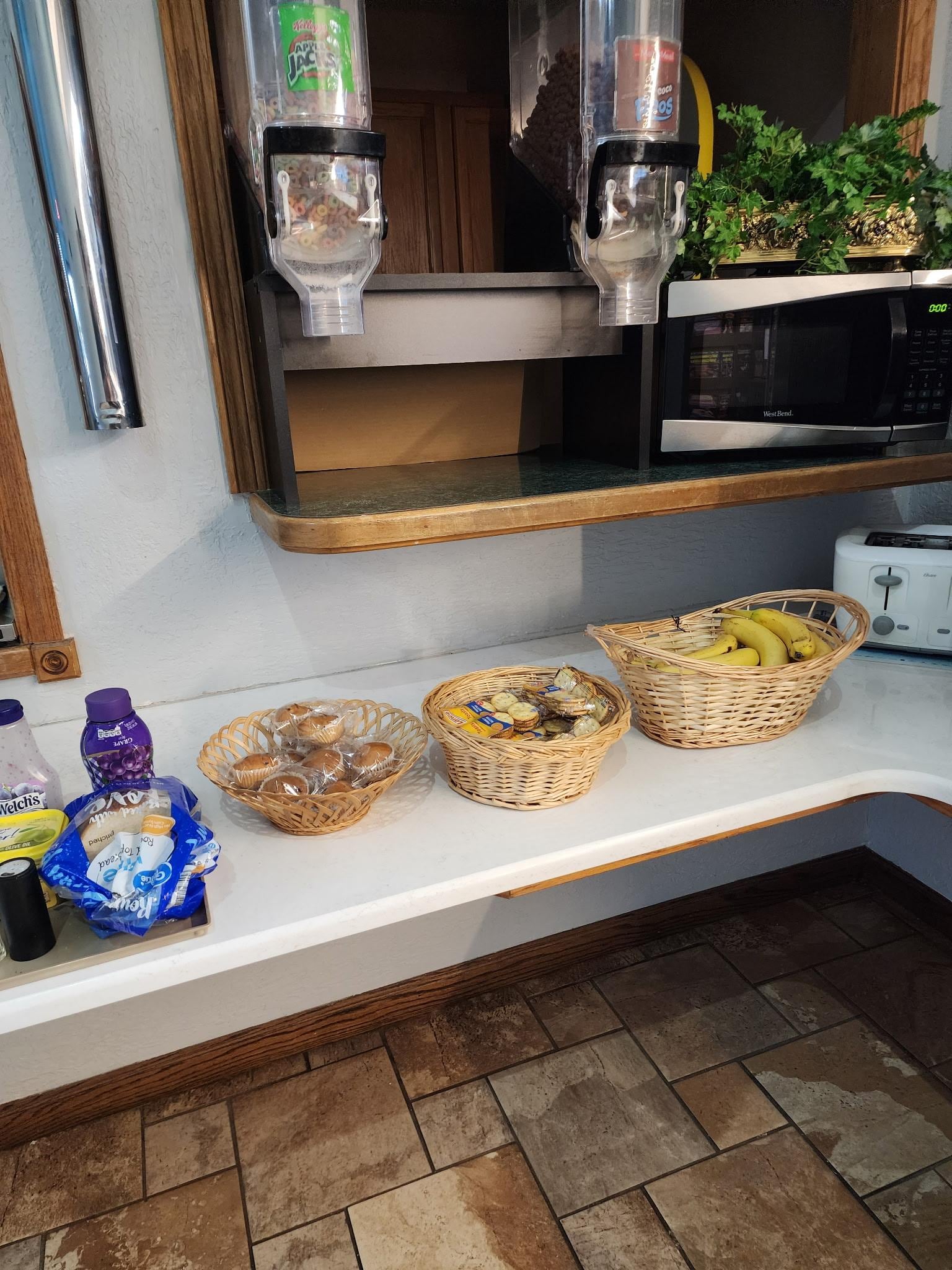 The breakfast options