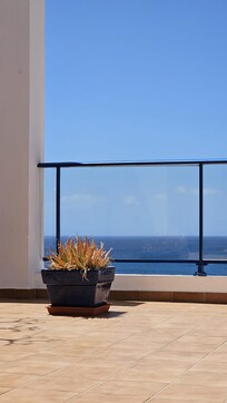 Blick von der Terrasse.