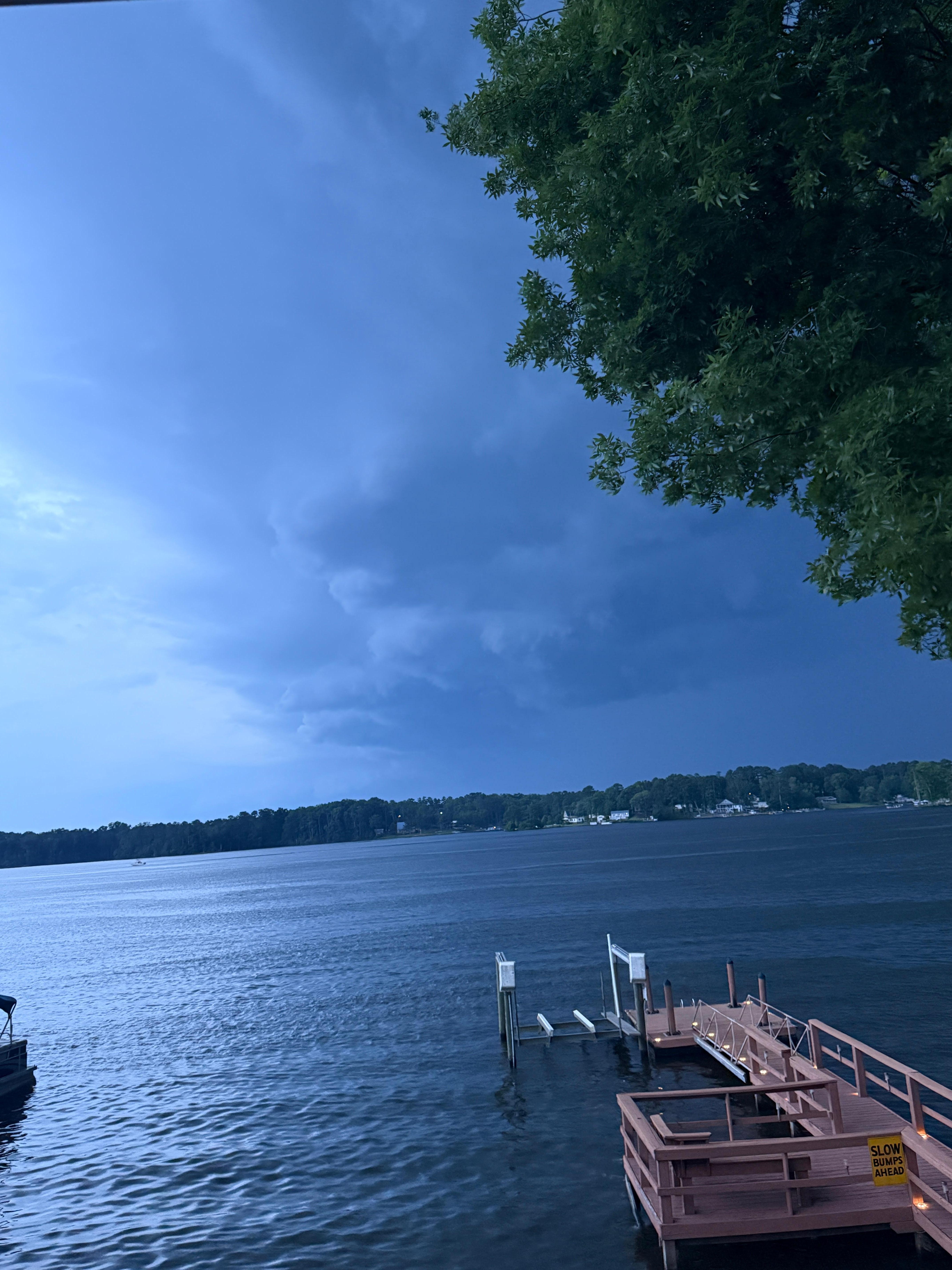 Storm rolling in - so peaceful!