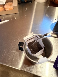 Very cool way to make a cup of coffee!