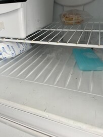 Condition of the freezer when we arrived.