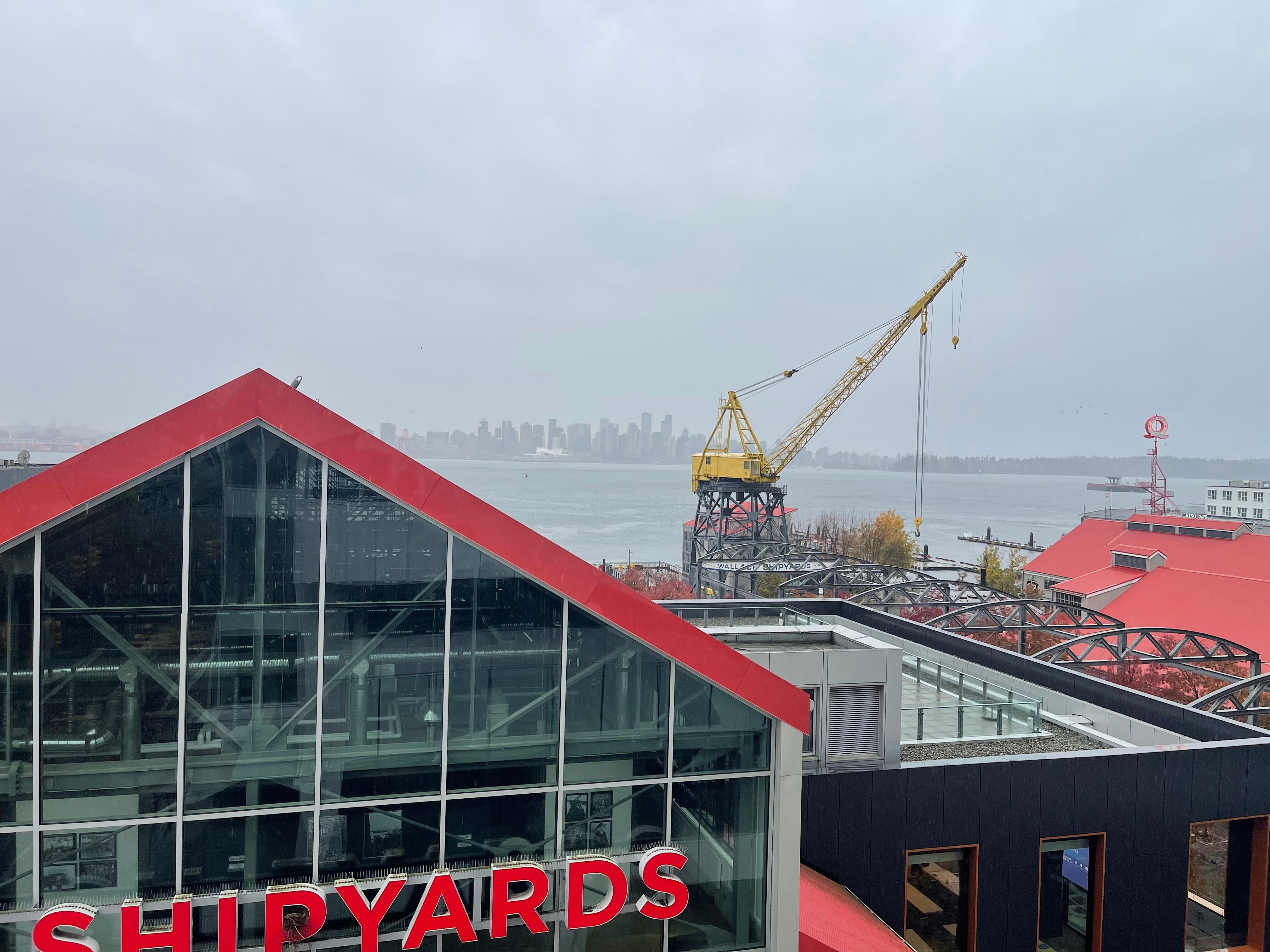 A view from my room. Typical Vancouver fall day :)