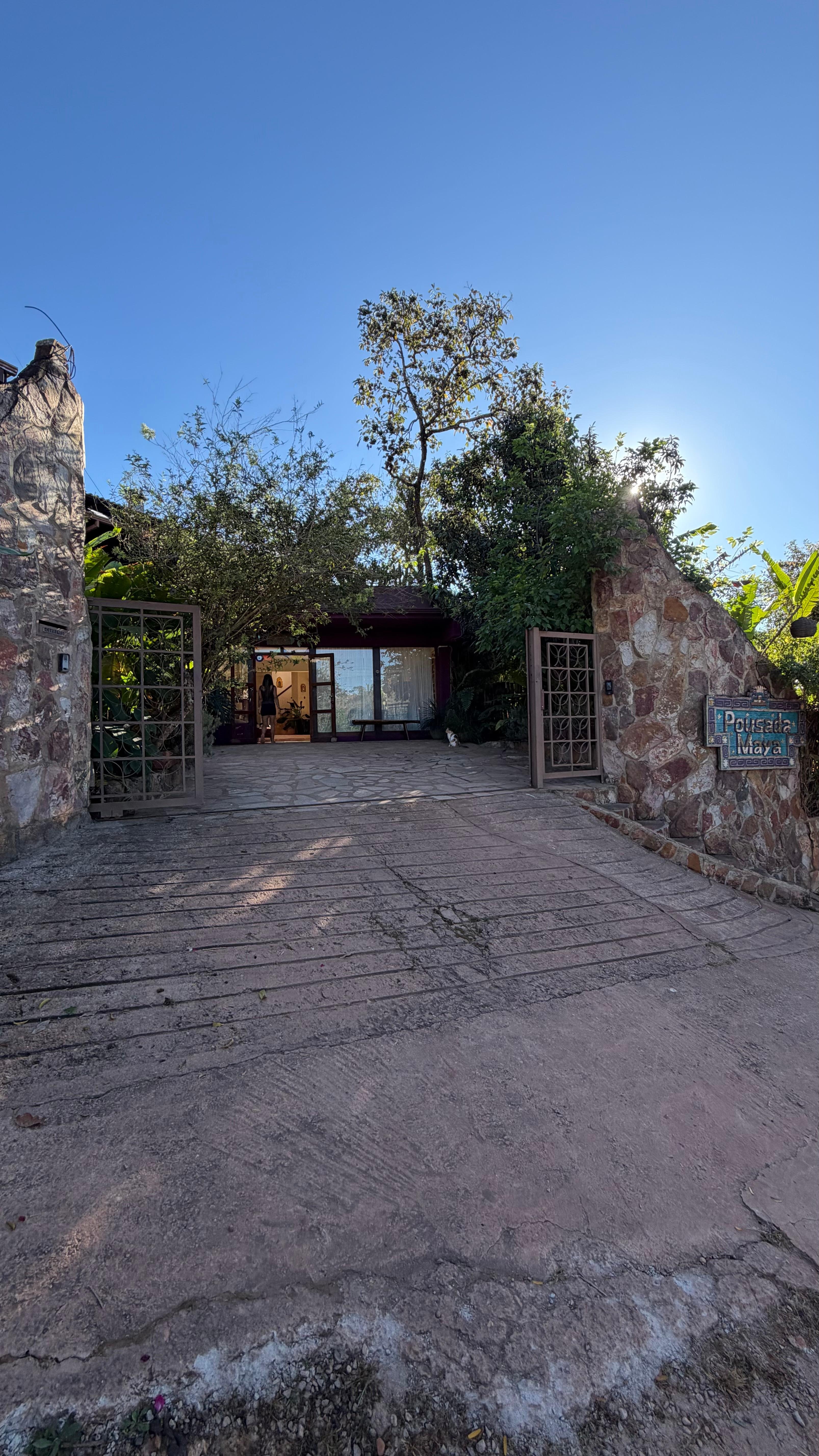 Entrada da pousada