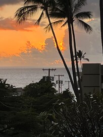 Beautiful sunset from the lanai