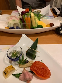 前菜とバーニャカウダ