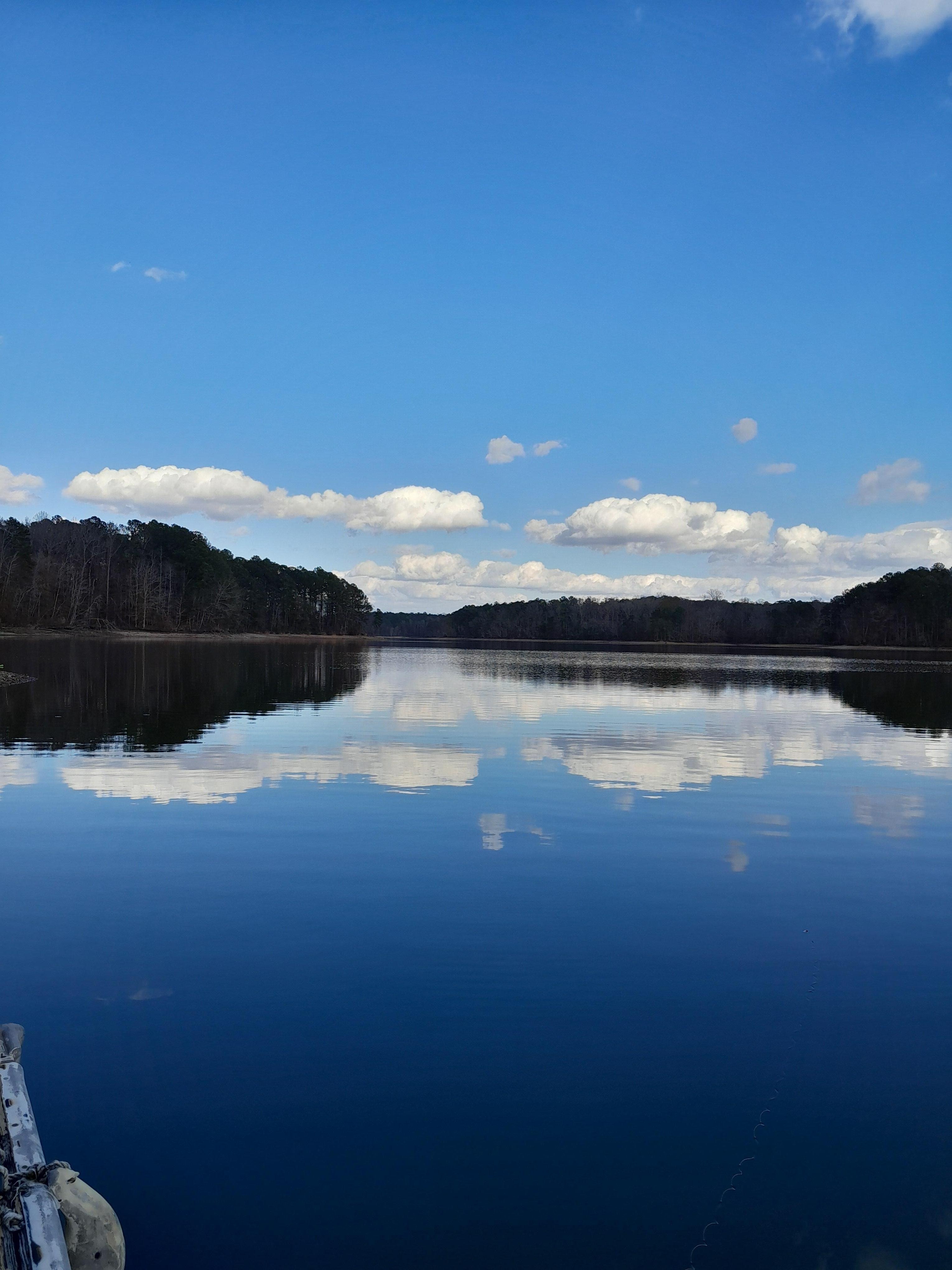 Picture taken while fishing from pier behind lake house 12/2025