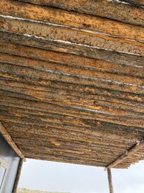 Beautiful porch ceiling