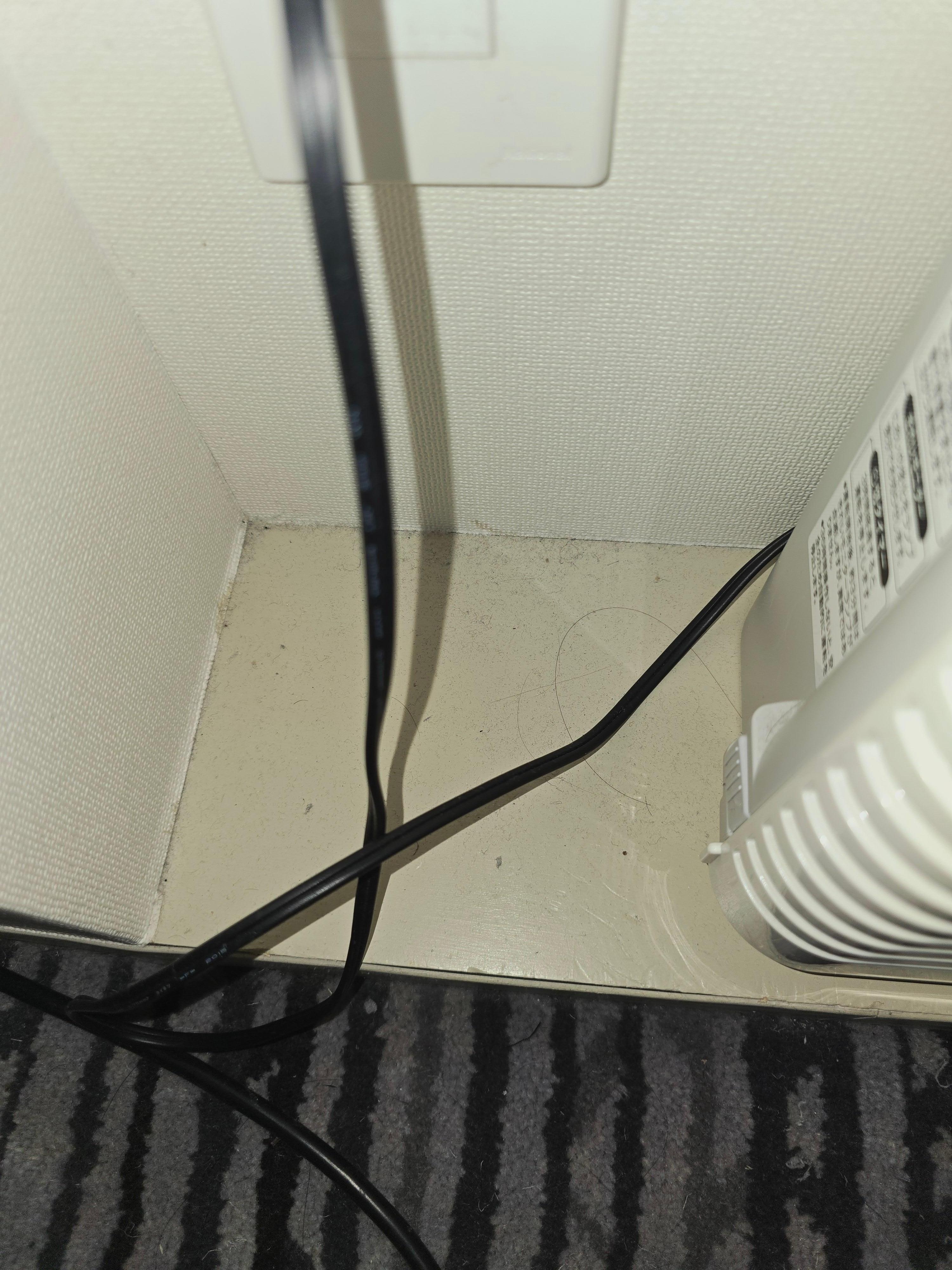 Dust in fan area