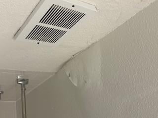 BUBBLING PAINT ON CEILING