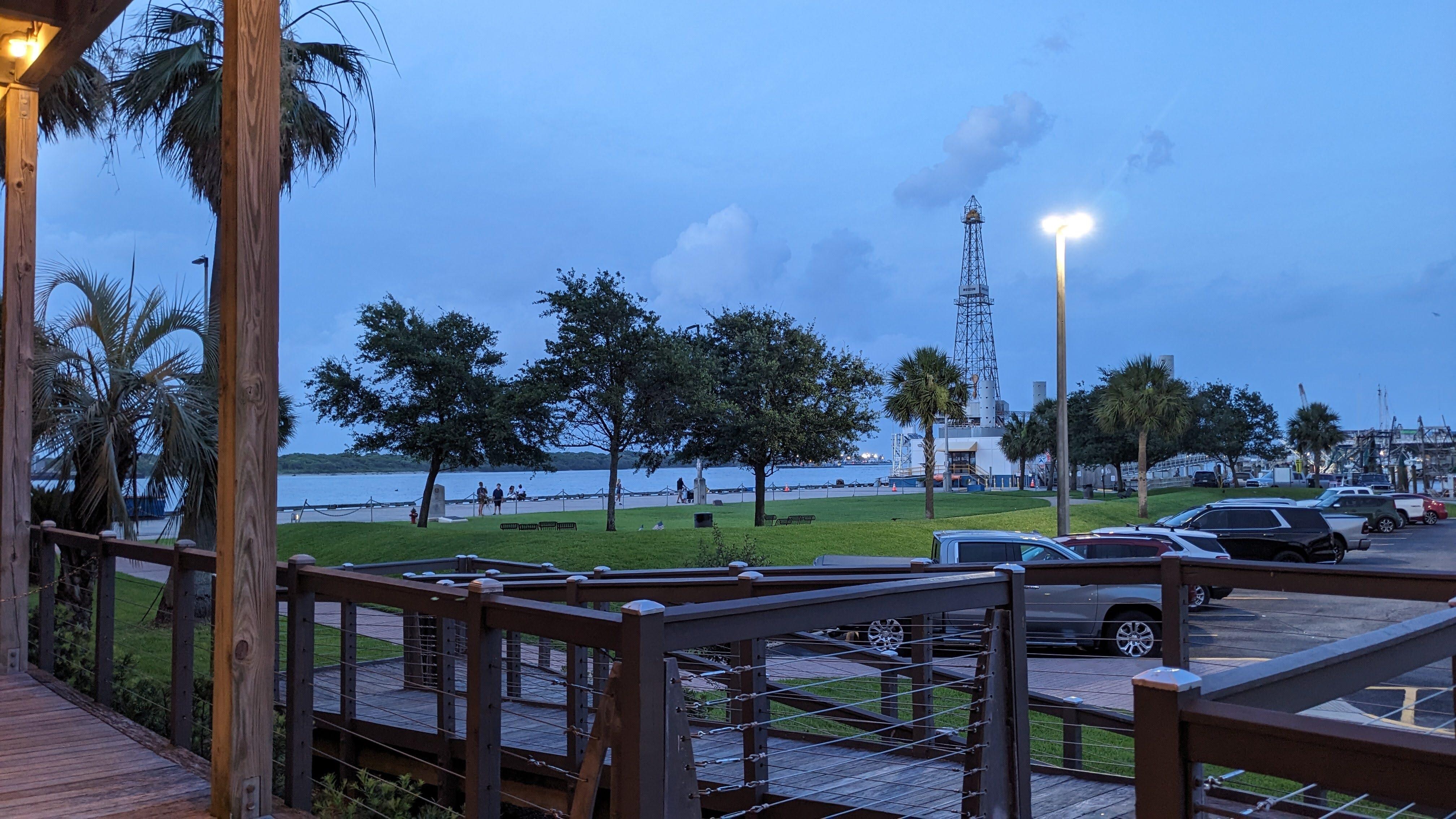 View from check in porch