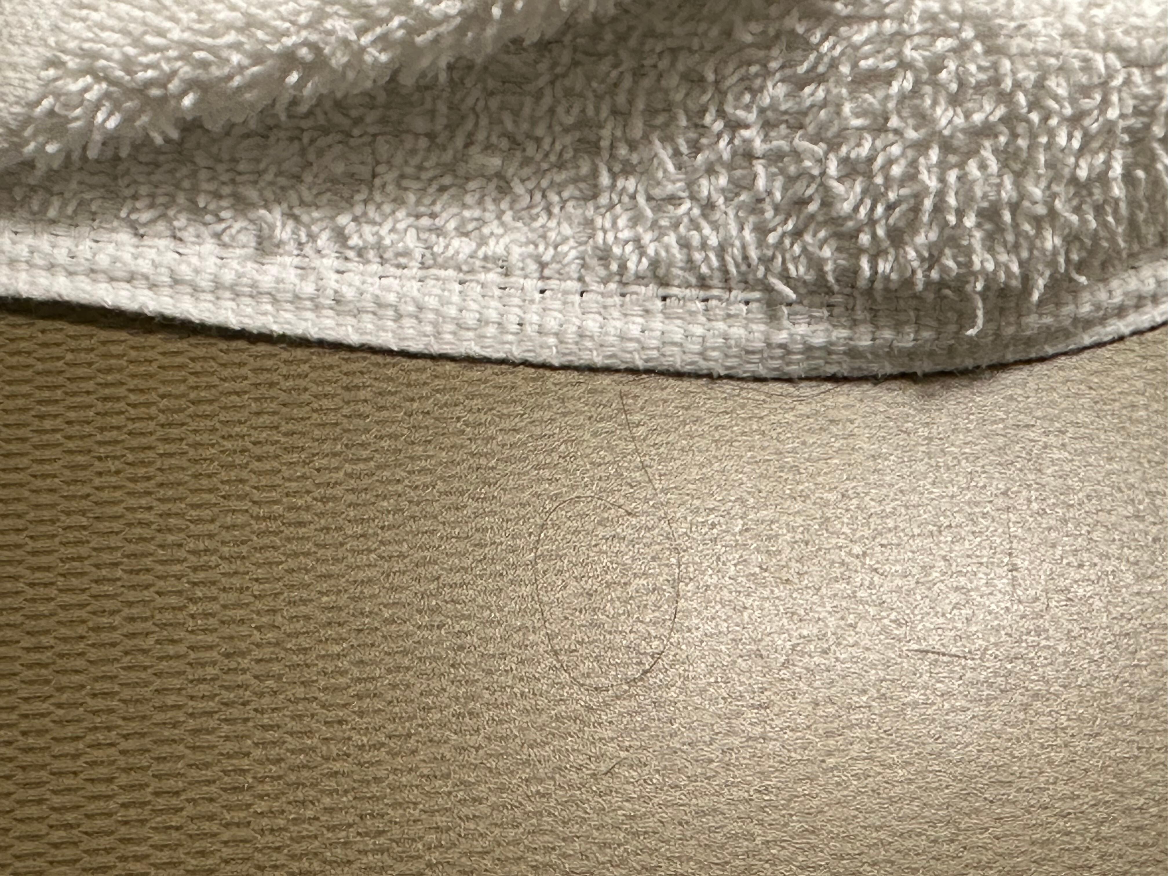 Hair in towel