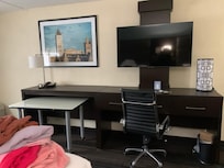 Lots of room to work with lots of tables and space in room