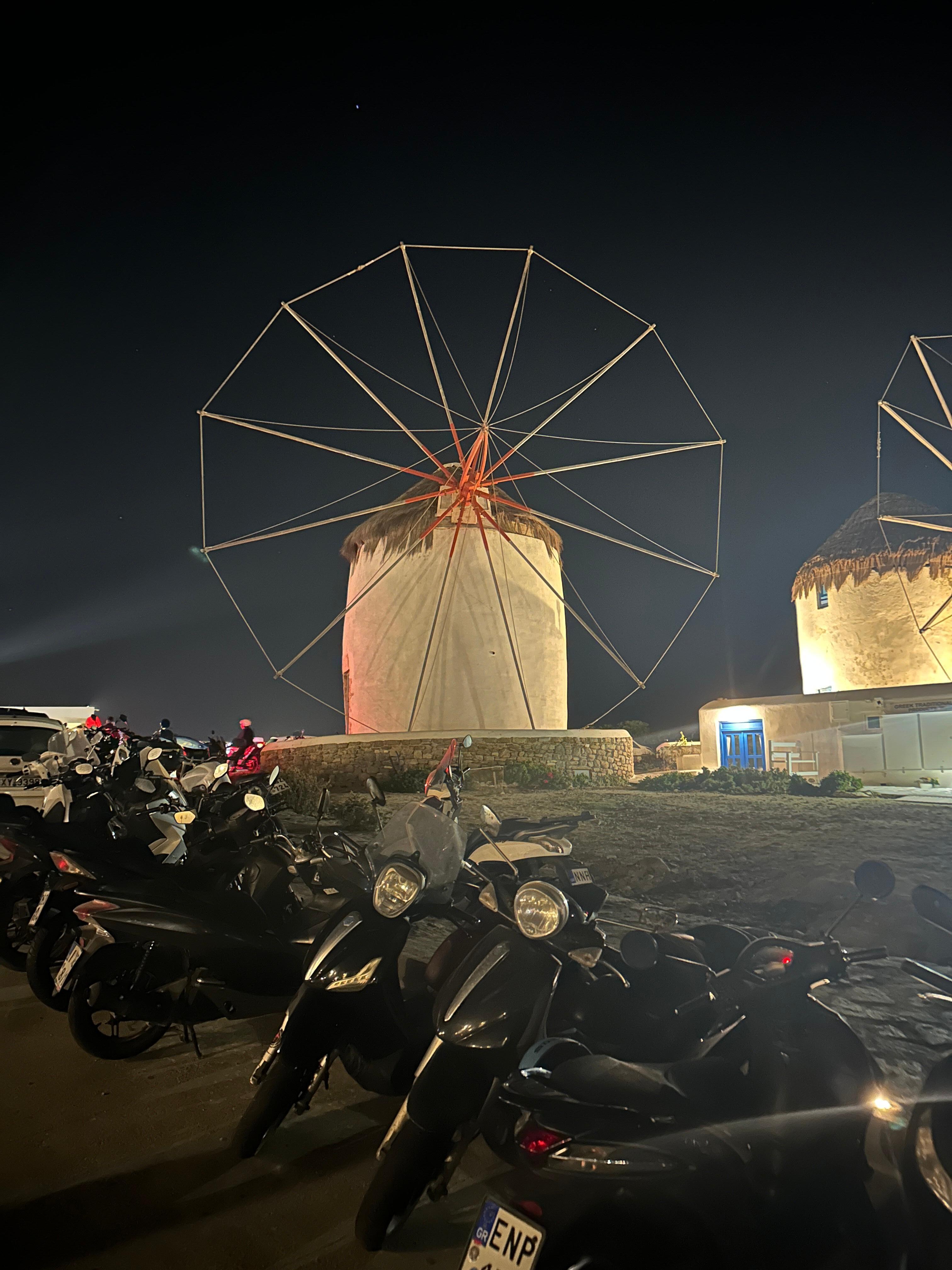 Windmills from our room