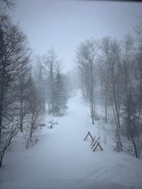 View of the hill from our entrance.