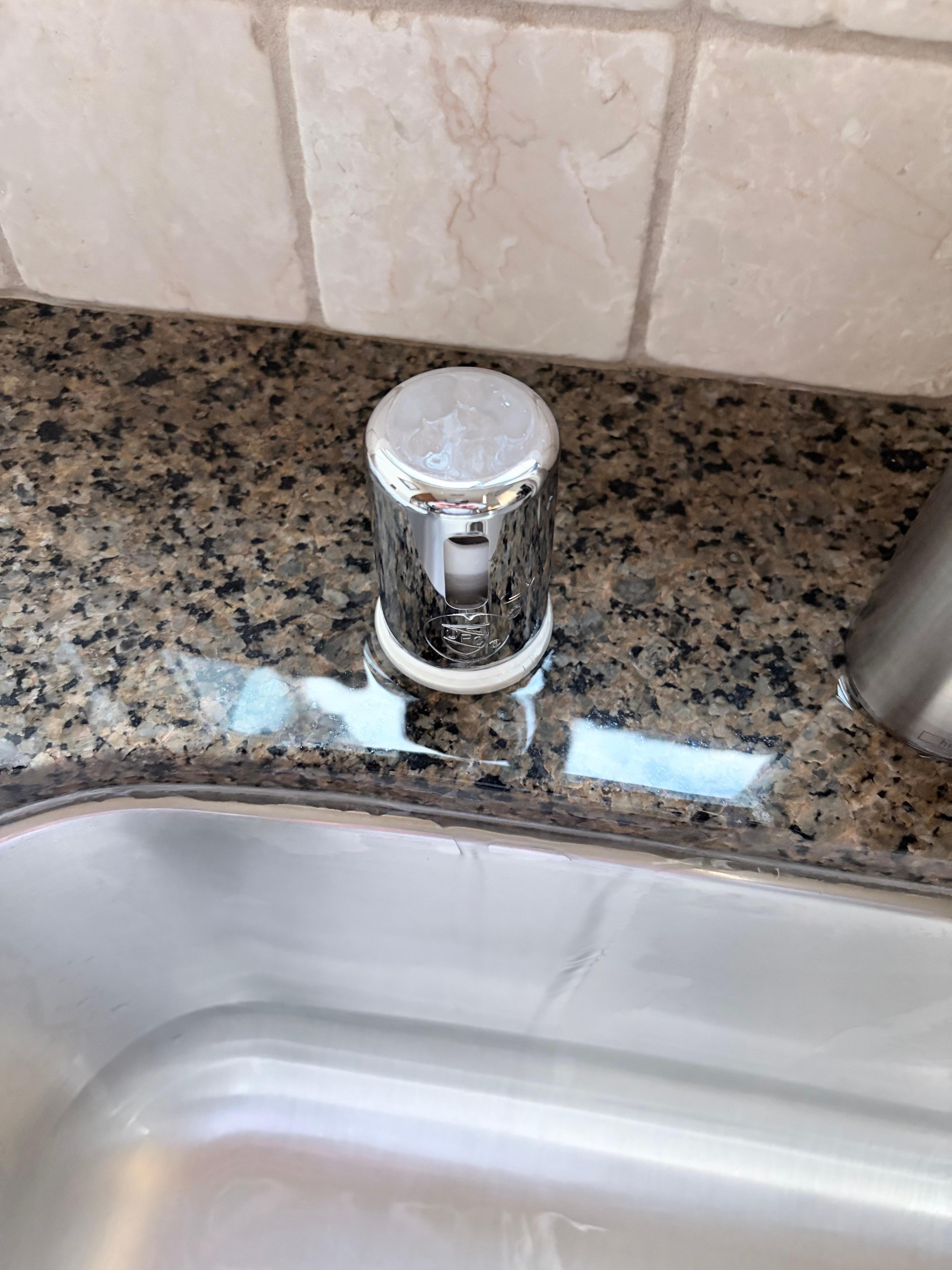 The dishwasher water was coming out of this and I reported it. Hopefully they fixed it. 