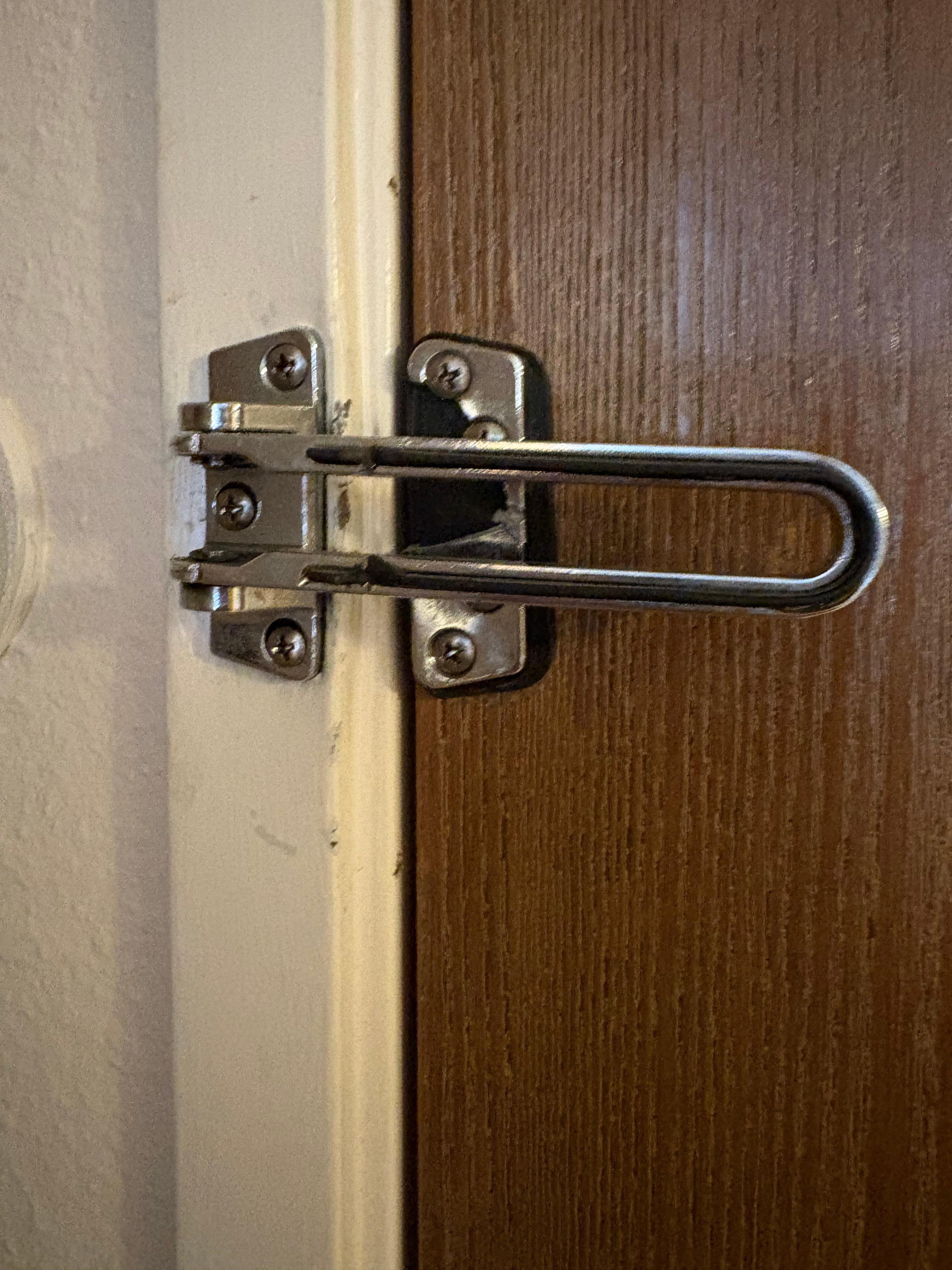 Room door lock broken