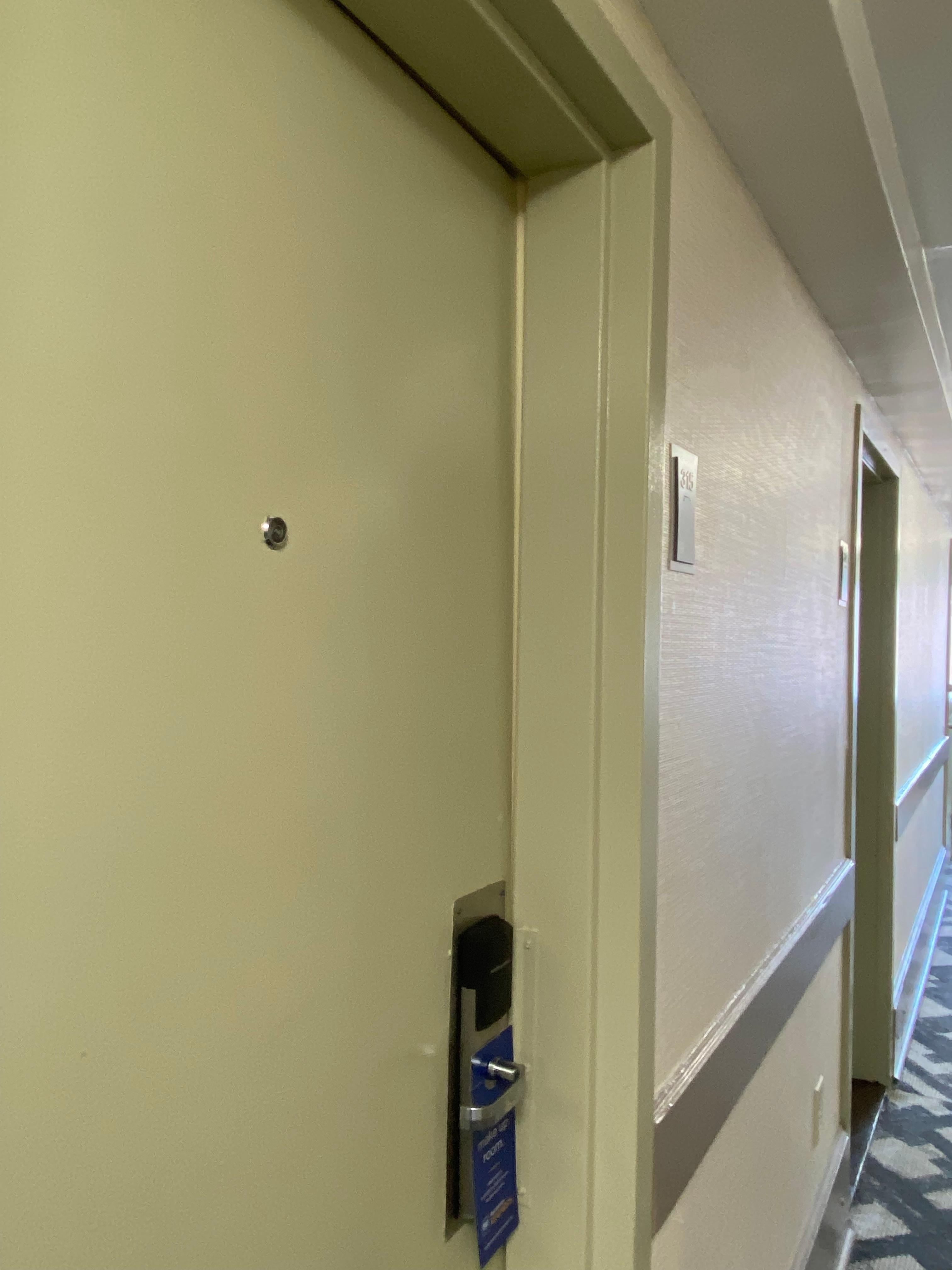 Door didn’t close completely 