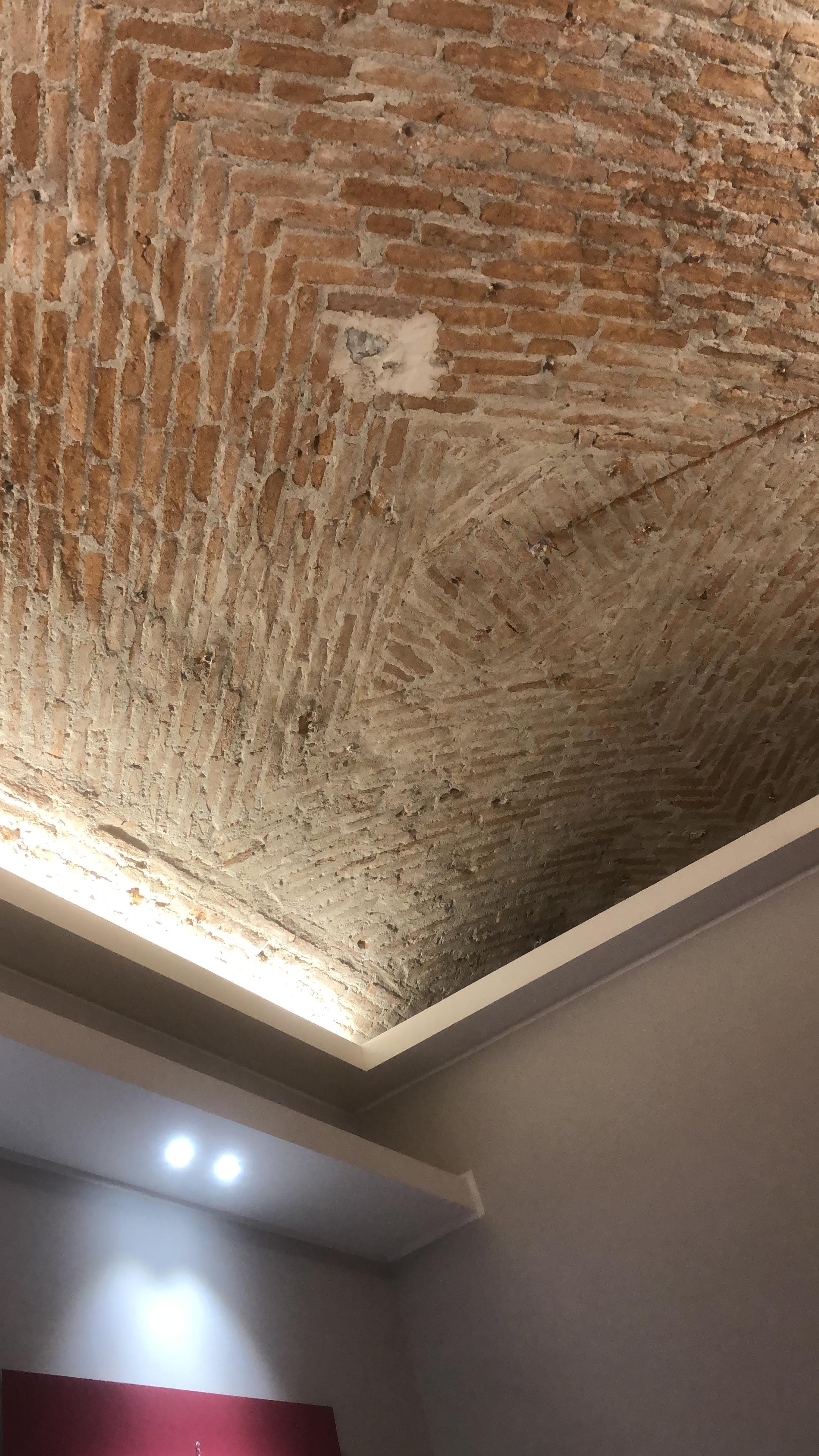 Vaulted ceilings throughout. 