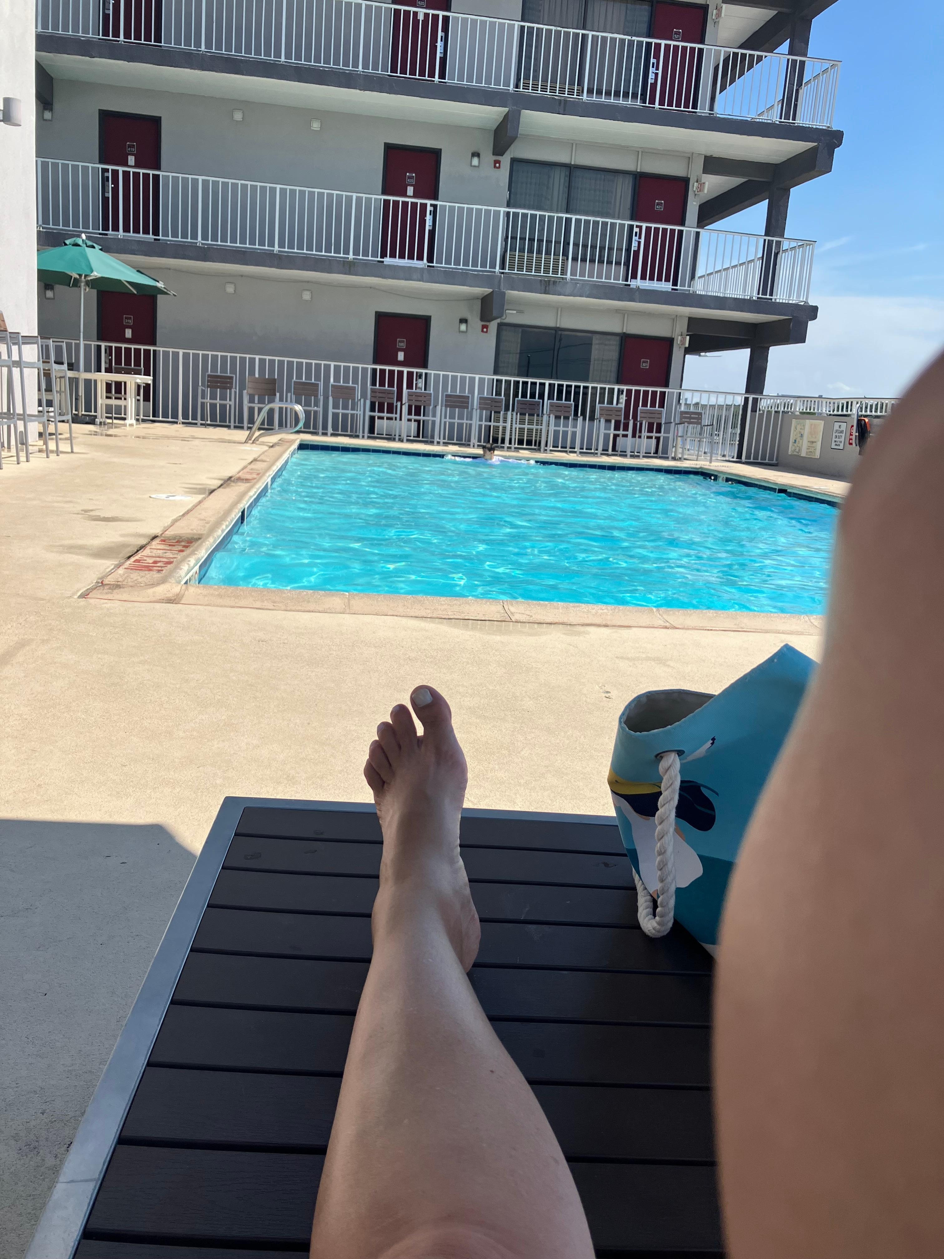 Swimming pool was great for kids