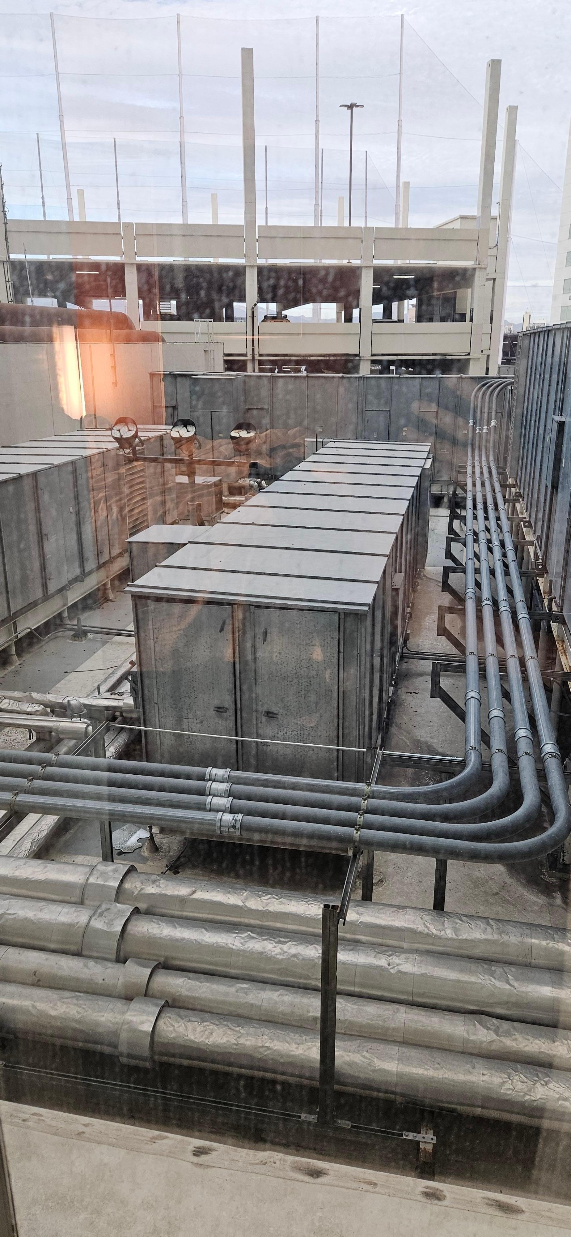 Our view after paying extra for an "elevated" room. 