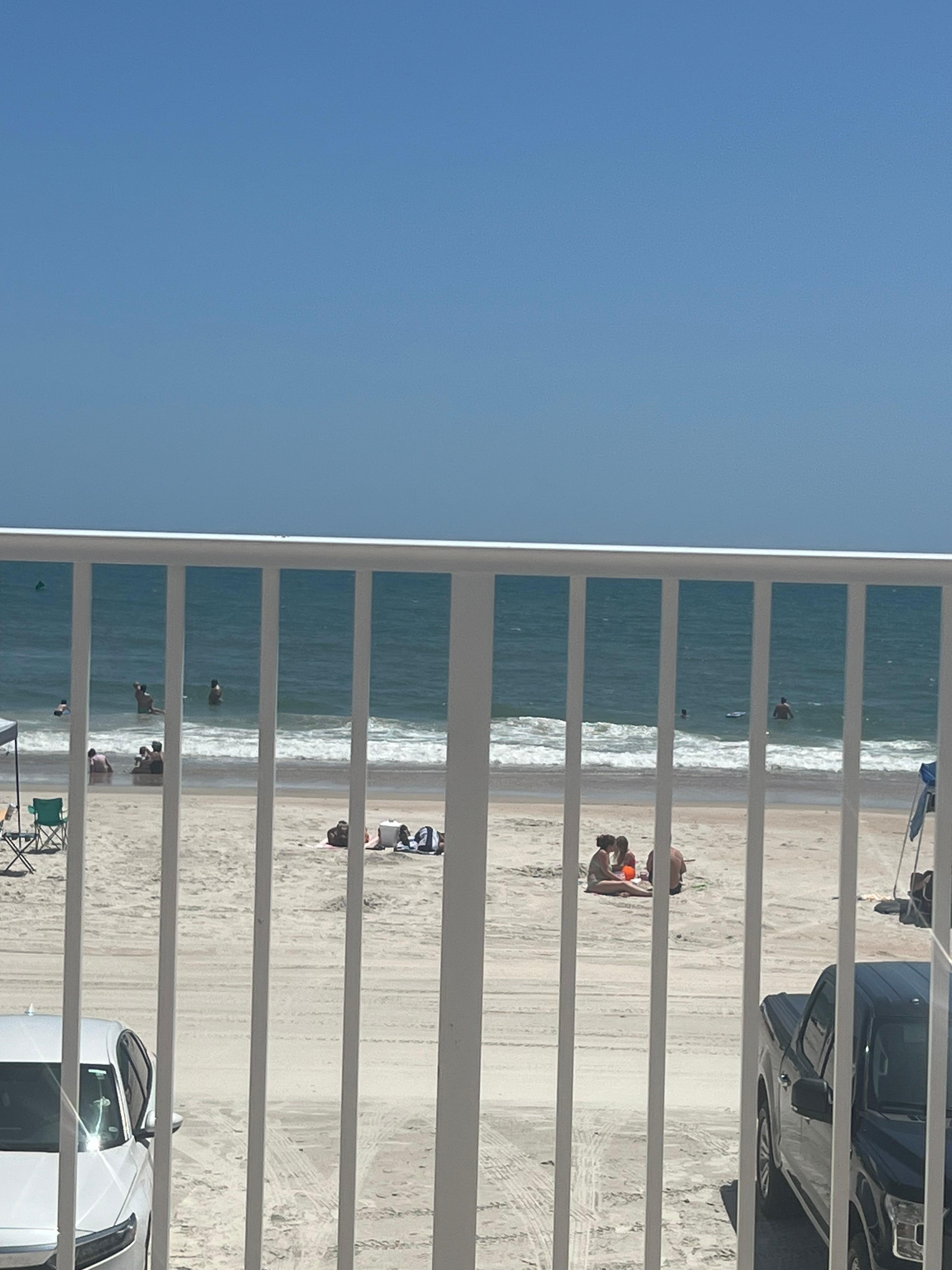 View from balcony. 