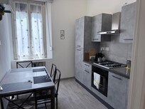 The kitchen is equipped with a deLonghi (Nespresso) coffee maker!