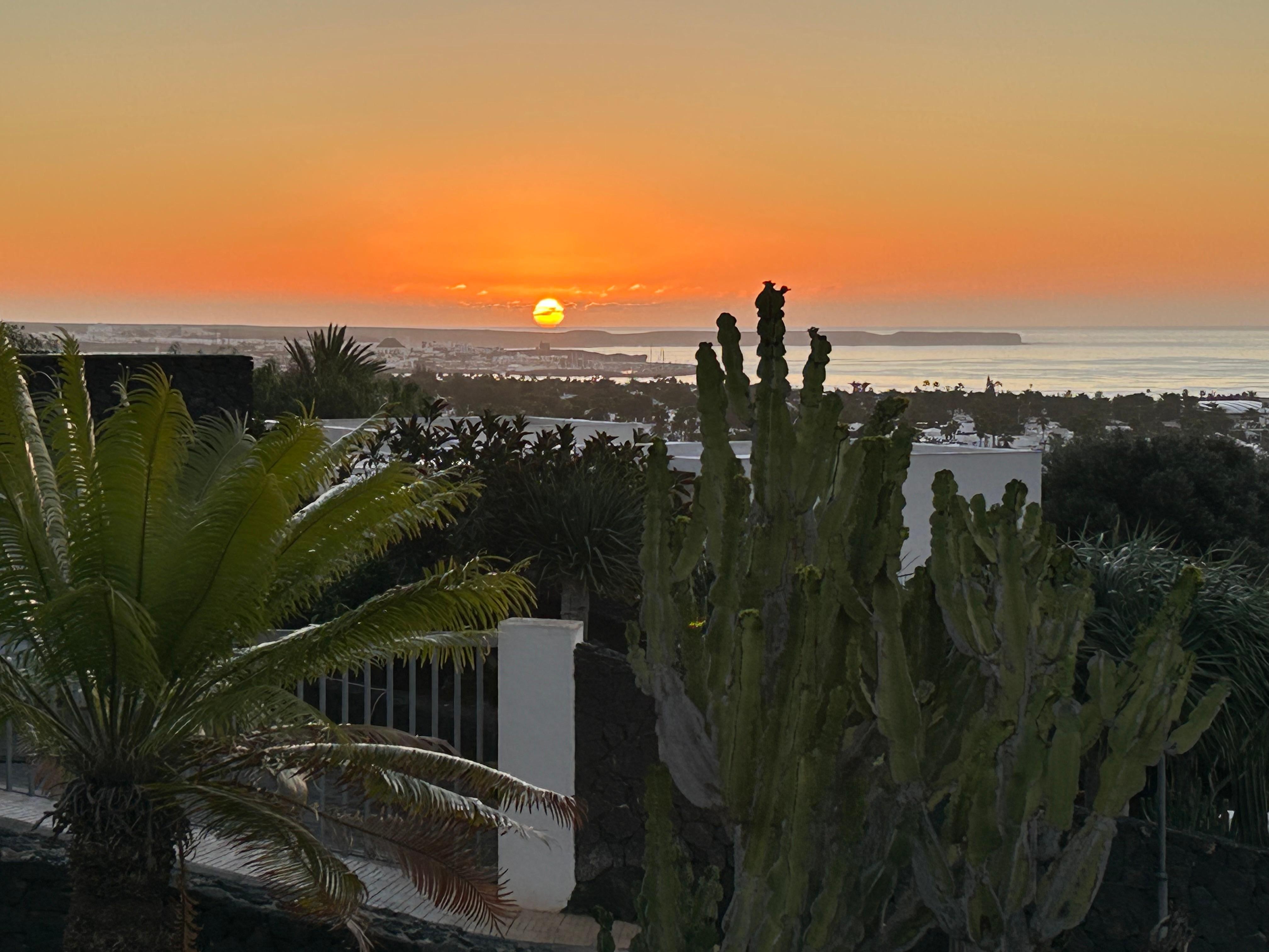 Sunrise as seen from the Villa