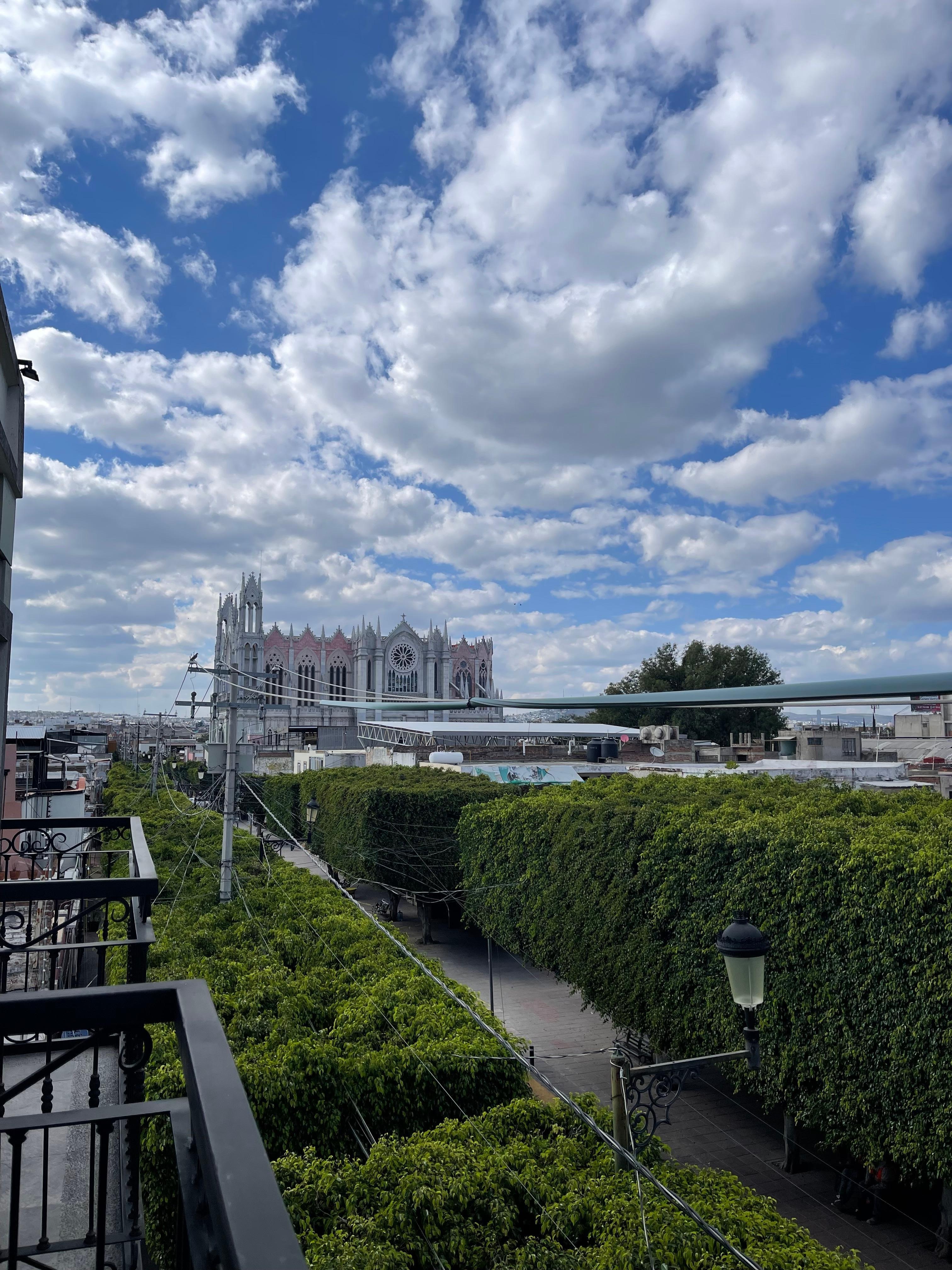 View from our balcony 