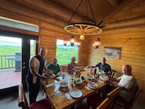 Last night having fresh trout for dinner that was caught in the Snake River