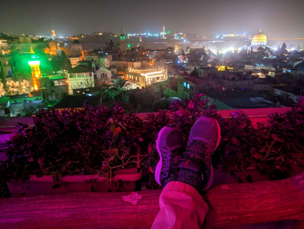 Roof top terrace bar, dinning area.