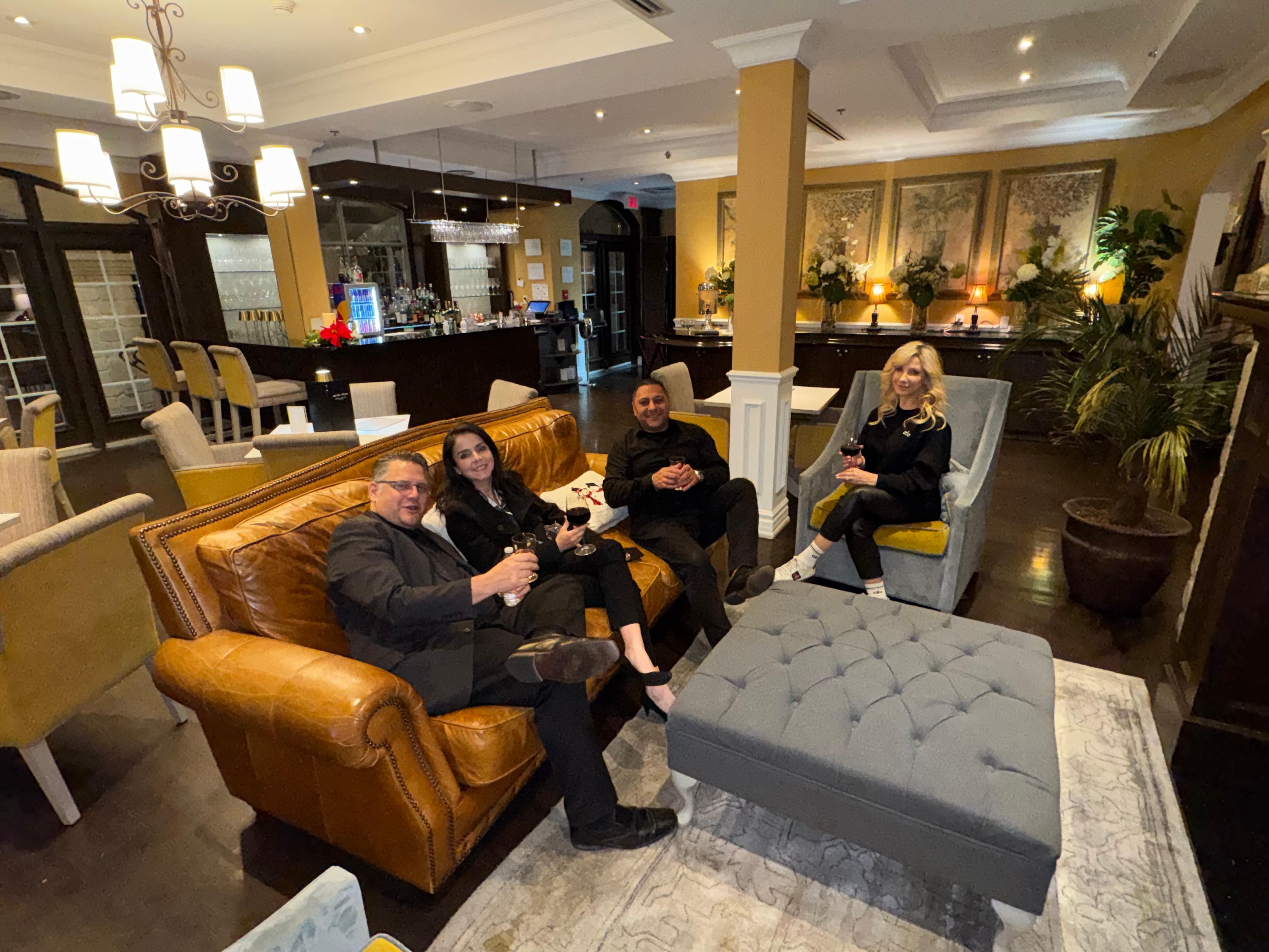 Friends came to visit us