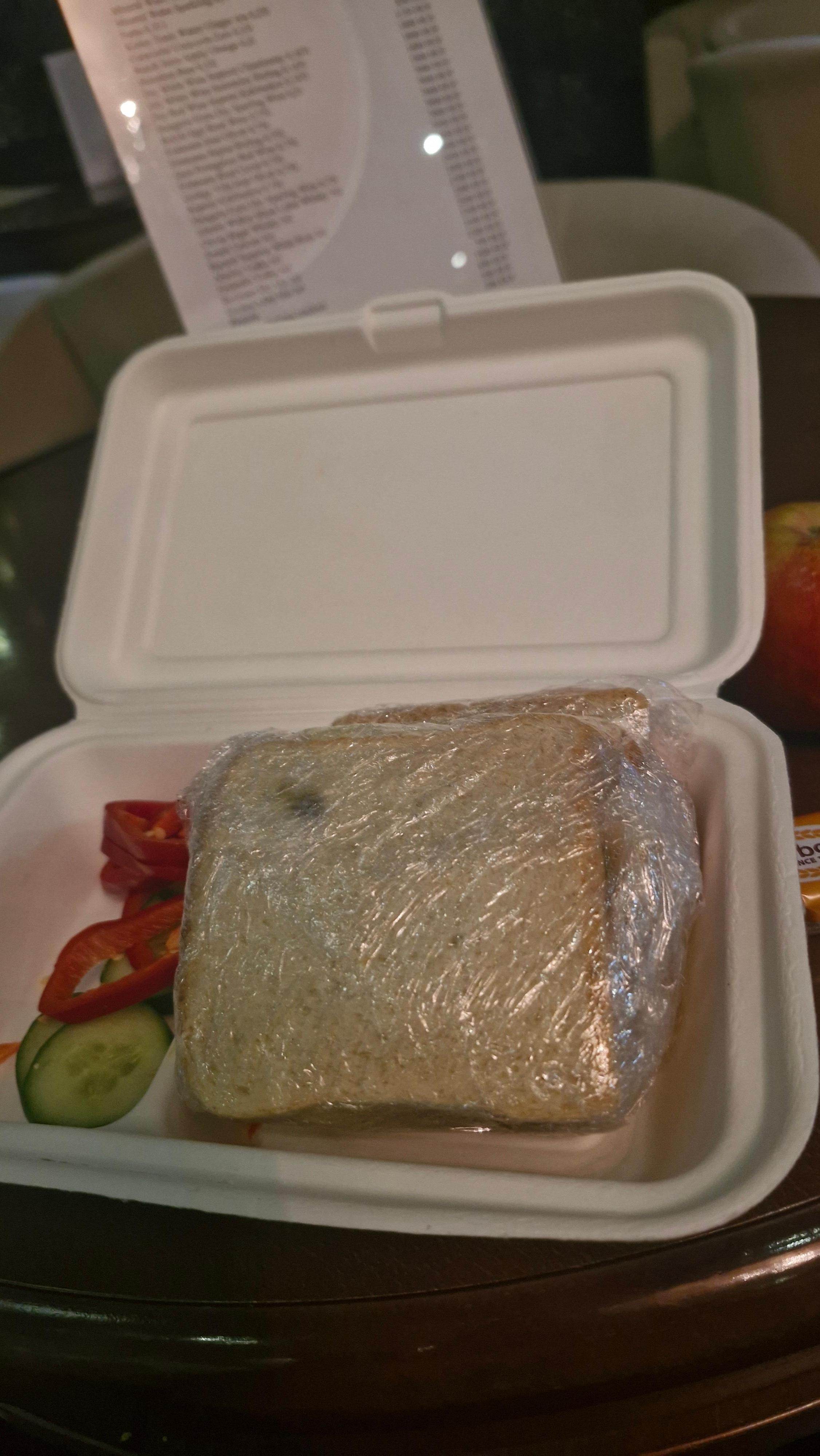 To go cold breakfast provided at 3:30 am