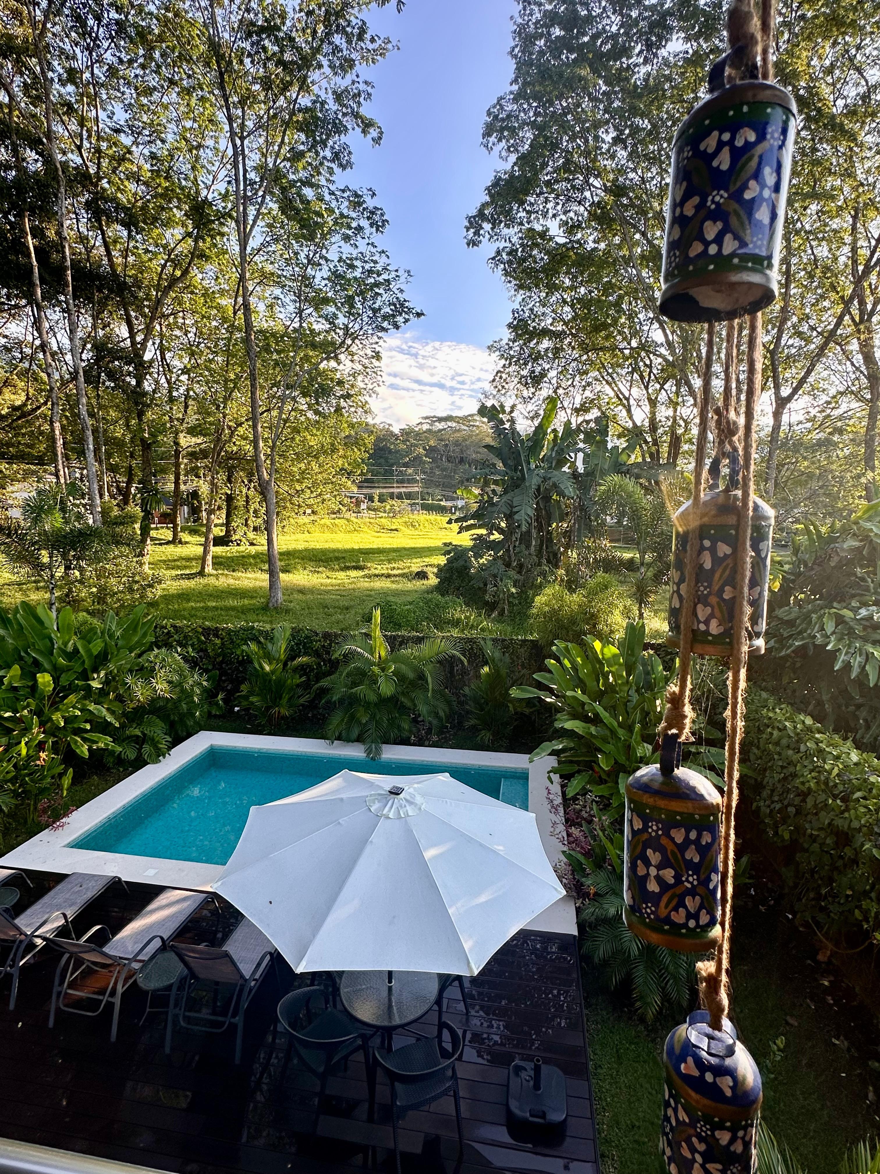 Stunning views from the bedroom balcony.