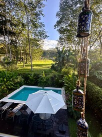 Stunning views from the bedroom balcony.