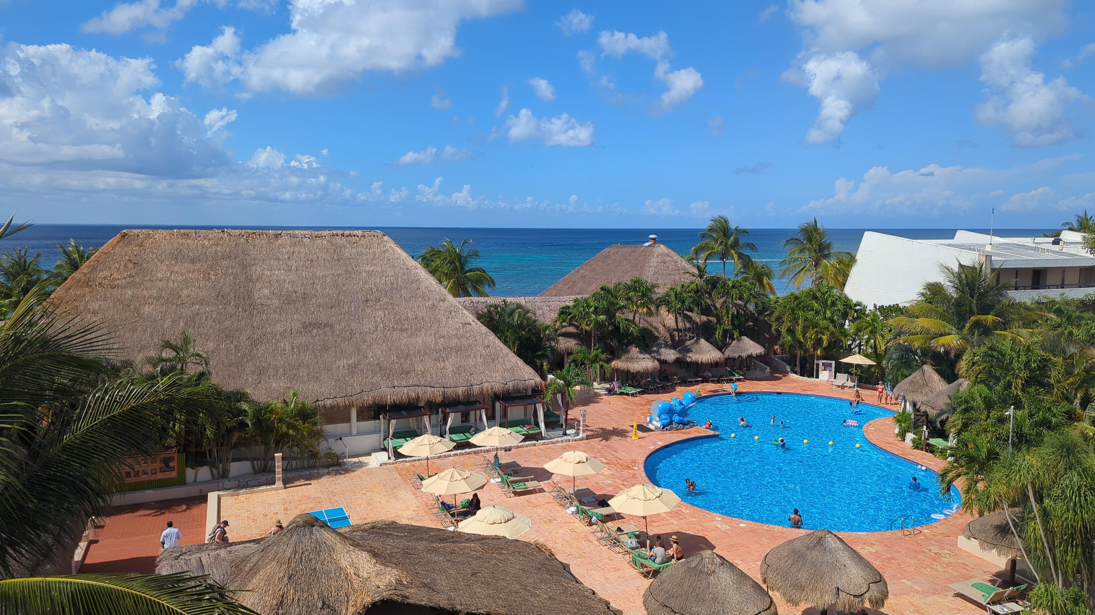 View from our Garden View room.